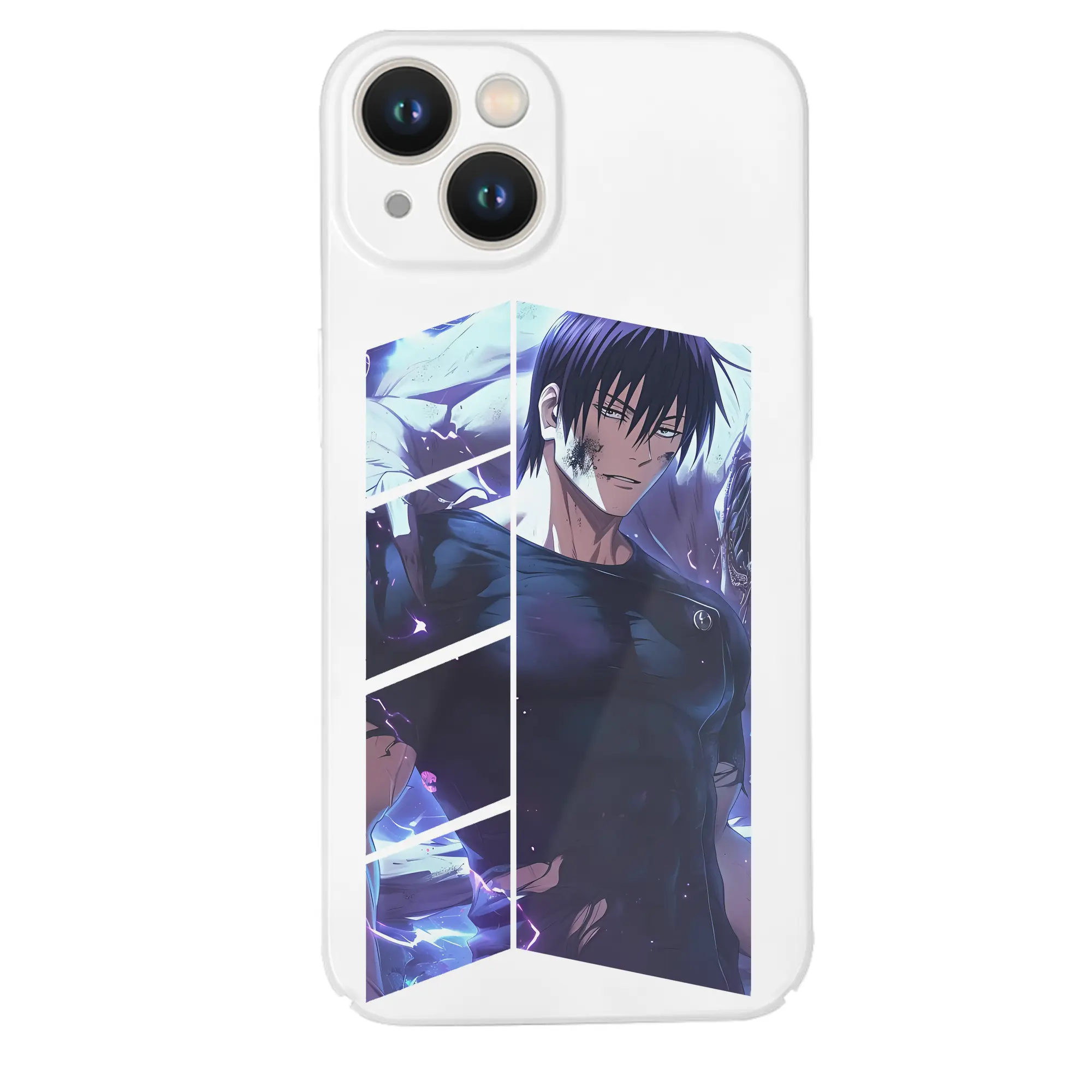 呪術廻戦 グッズ,伏黒 甚爾 - IPhone 14シリーズ対応 ・ ハードケース ・ 衝撃吸収 ・ 360度密着 ・ カメラ保護 ・ 高品質プラスチック ・ 快適操作