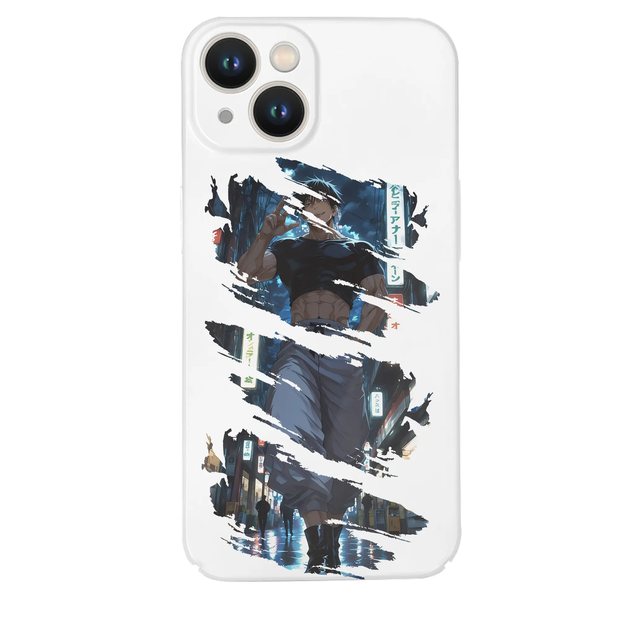 呪術廻戦 グッズ,伏黒 甚爾 - IPhone 14シリーズ対応 ・ ハードケース ・ 衝撃吸収 ・ 360度密着 ・ カメラ保護 ・ 高品質プラスチック ・ 快適操作