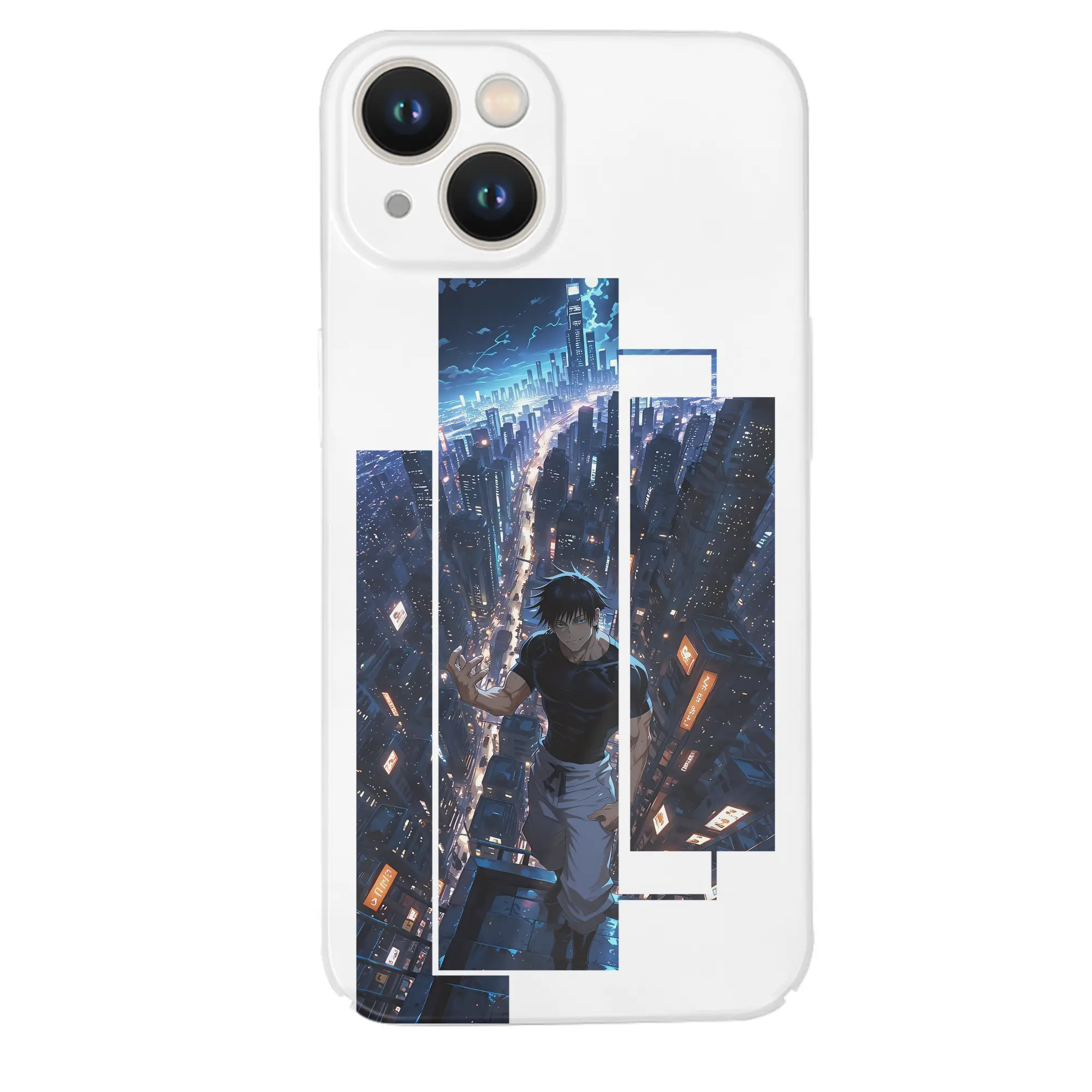 呪術廻戦 グッズ,伏黒 甚爾 - IPhone 14シリーズ対応 ・ ハードケース ・ 衝撃吸収 ・ 360度密着 ・ カメラ保護 ・ 高品質プラスチック ・ 快適操作