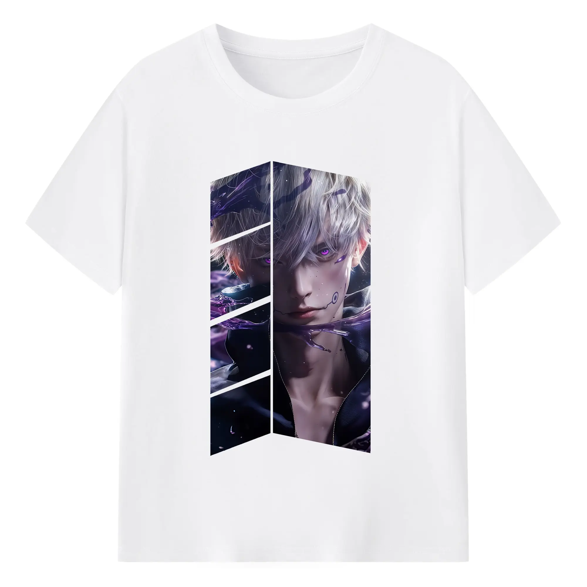 呪術廻戦 グッズ,狗巻 棘 - 綿100％ 半袖Tシャツ ・ フロントプリント ・ 快適 通気性 ・ 日常使い 散歩 スポーツ用