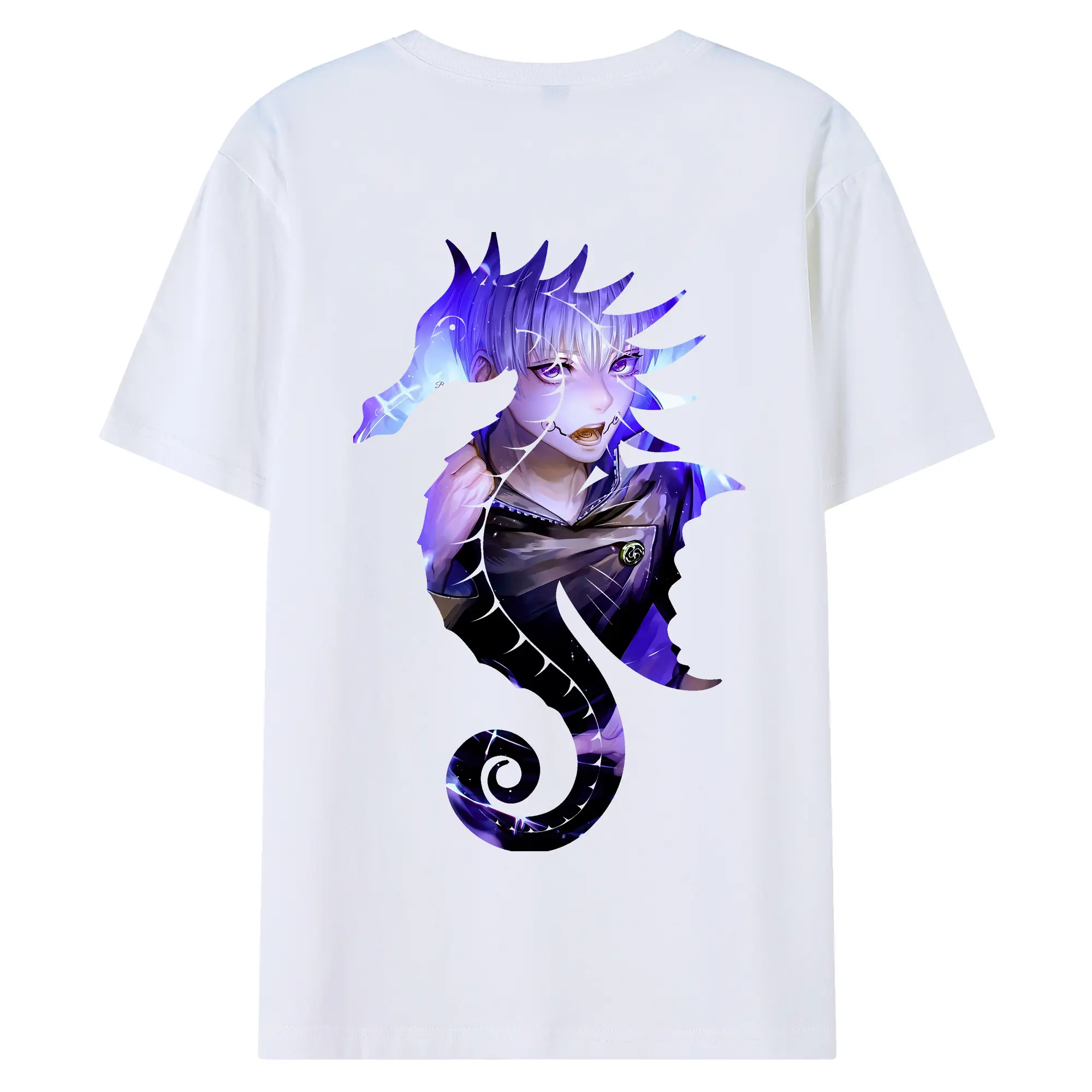 呪術廻戦 グッズ,狗巻 棘 - 綿100％ 半袖Tシャツ ・ バックプリント ・ 快適 通気性 ・ 日常使い 散歩 スポーツ用