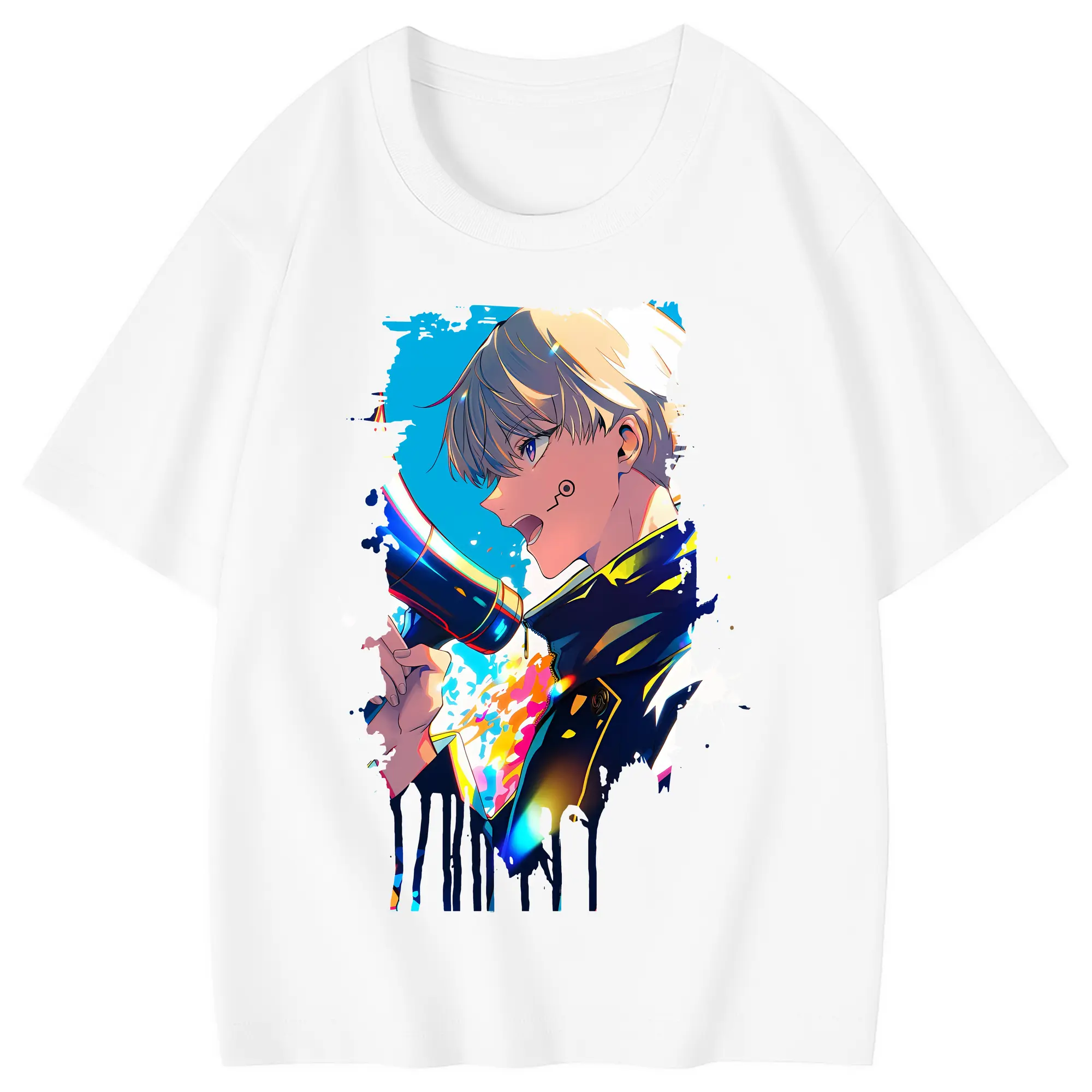 呪術廻戦 グッズ,狗巻 棘 - 綿100％ キッズTシャツ ・ フロントプリント ・ 快適 通気性 ・ スポーツ カジュアル 散歩用