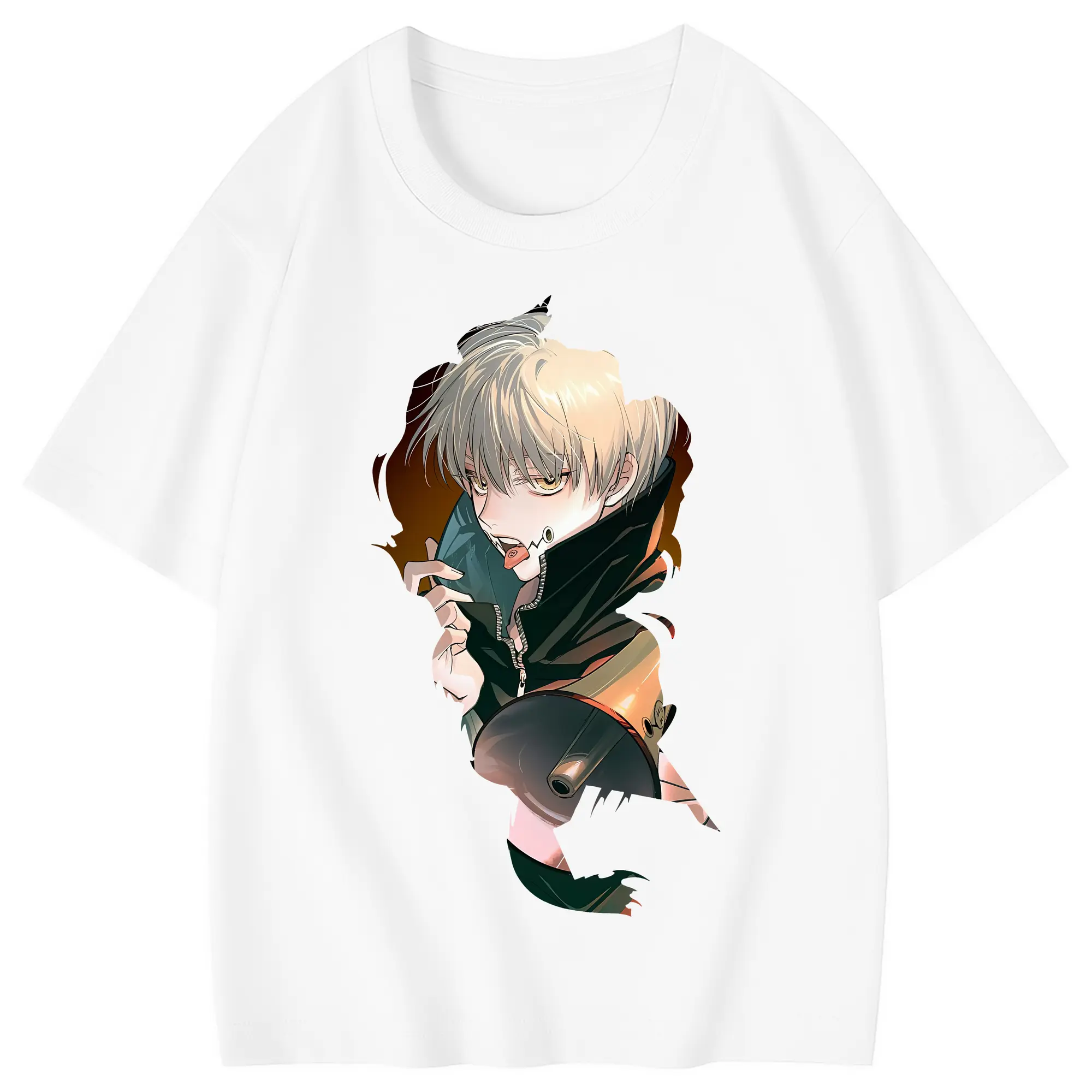 呪術廻戦 グッズ,狗巻 棘 - 綿100％ キッズTシャツ ・ フロントプリント ・ 快適 通気性 ・ スポーツ カジュアル 散歩用