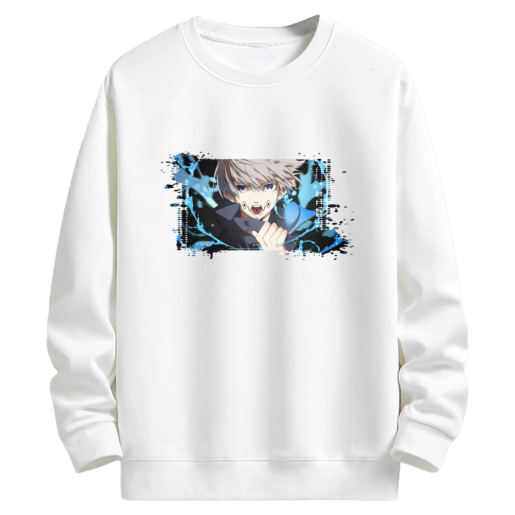 呪術廻戦 グッズ,狗巻 棘 - 高品質 クルーネック スウェット ・ コットン59％ ポリエステル41％ ・ ユニセックス 長袖 トレーナー ・ カジュアル デイリー スポーツ 散歩用