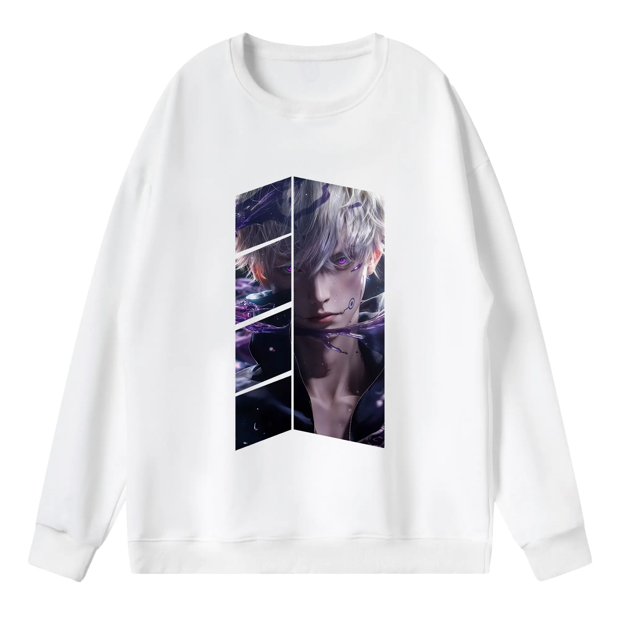 呪術廻戦 グッズ,狗巻 棘 - 薄手 クルーネック スウェット 裏毛260g · ポリエステル 春秋向け カジュアル 男女兼用 · トレーナー デイリー スポーツ 散歩に最適