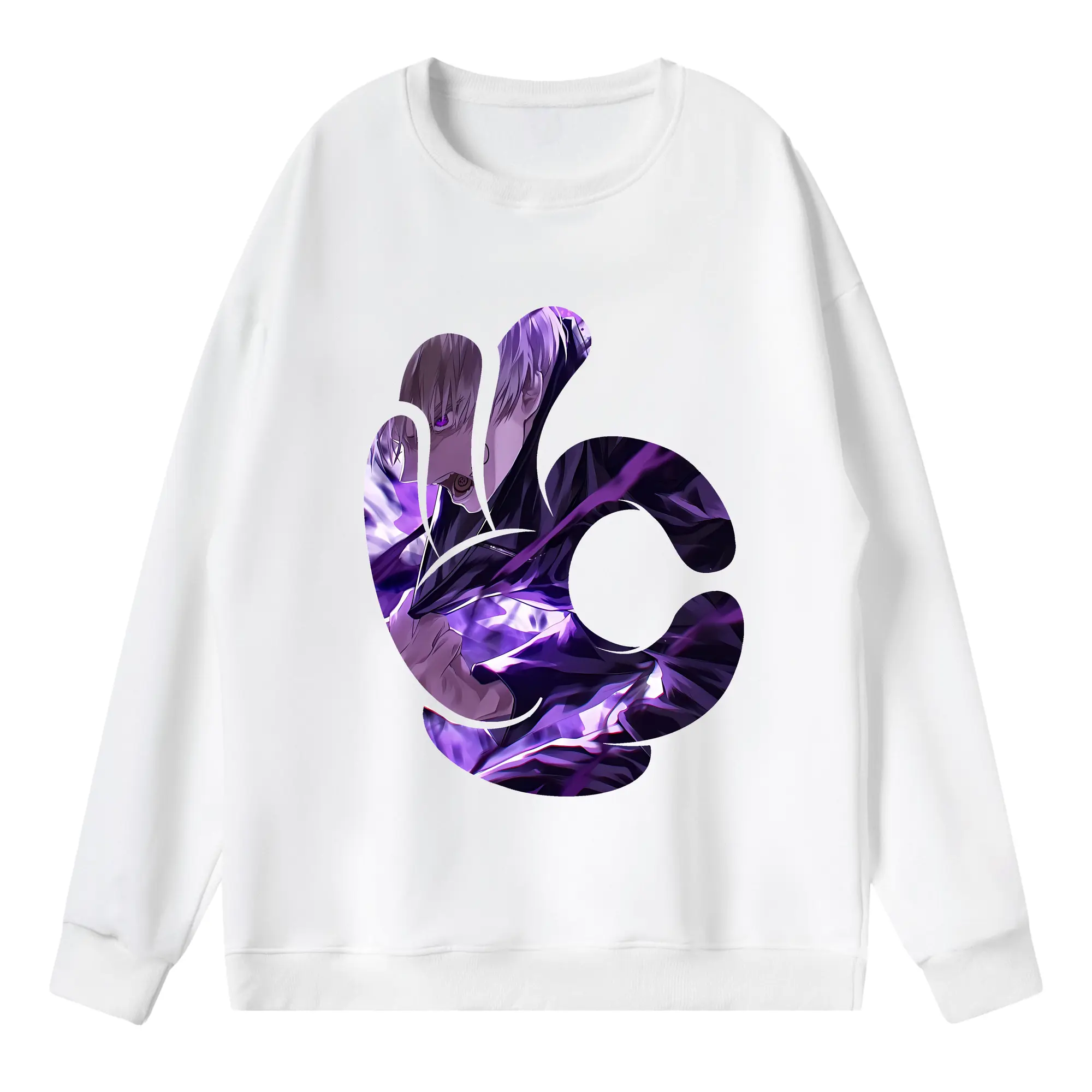 呪術廻戦 グッズ,狗巻 棘 - 薄手 クルーネック スウェット 裏毛260g · ポリエステル 春秋向け カジュアル 男女兼用 · トレーナー デイリー スポーツ 散歩に最適