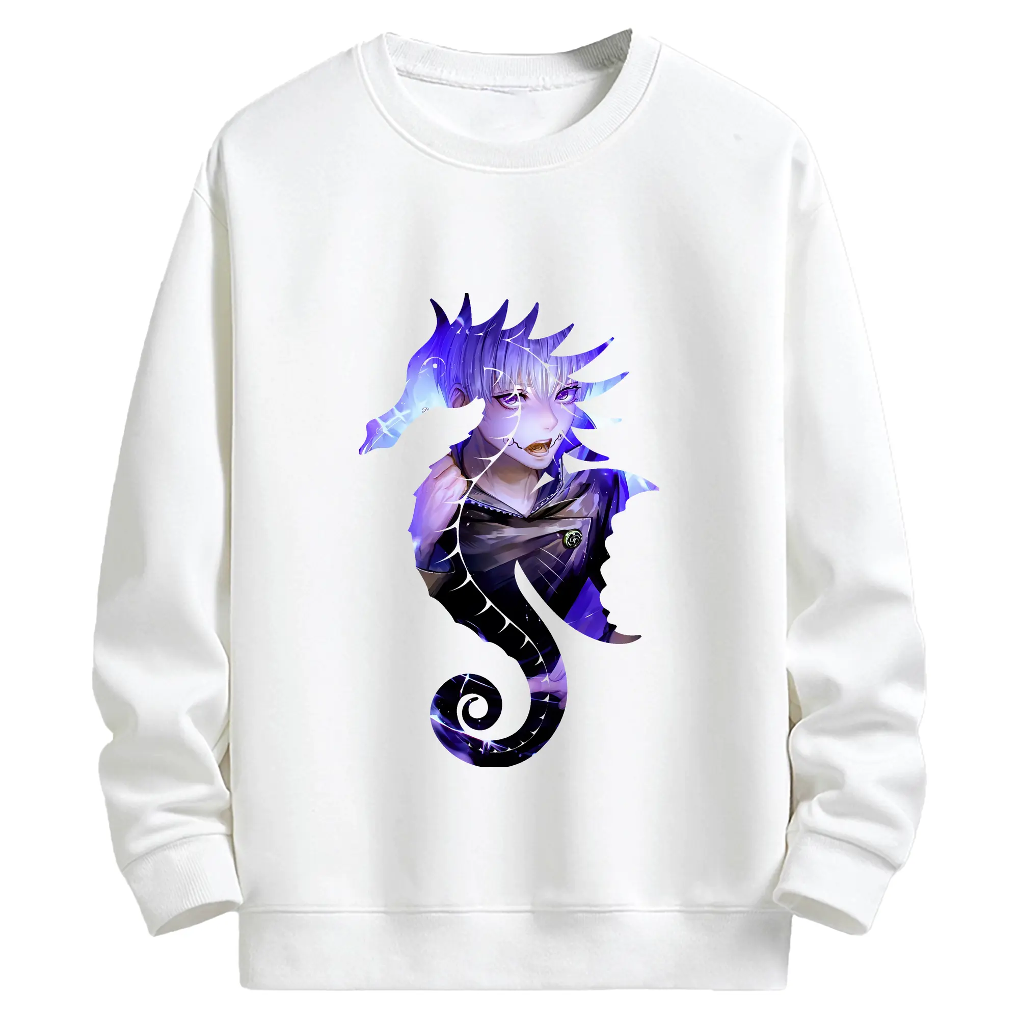 呪術廻戦 グッズ,狗巻 棘 - キッズ クルーネックスウェットシャツ ・ フロントプリント ・ 綿80％ ポリエステル20％ ・ 快適 通学 スポーツ 日常使い お散歩用