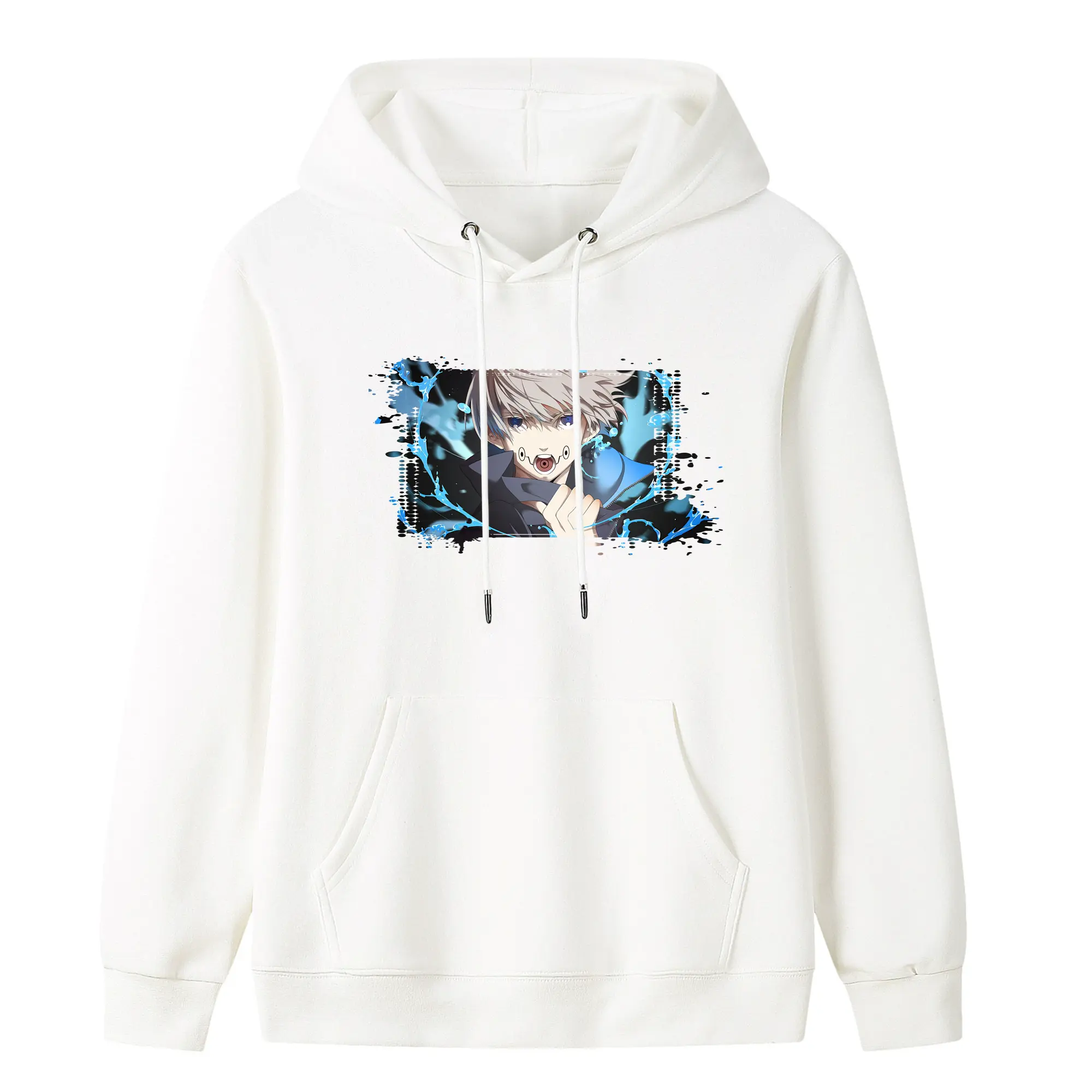 呪術廻戦 グッズ,狗巻 棘 - キッズ フード付きパーカー ・ フロントプリント ・ ポリエステル100％ ・ 快適 通学 スポーツ 日常使い お散歩用