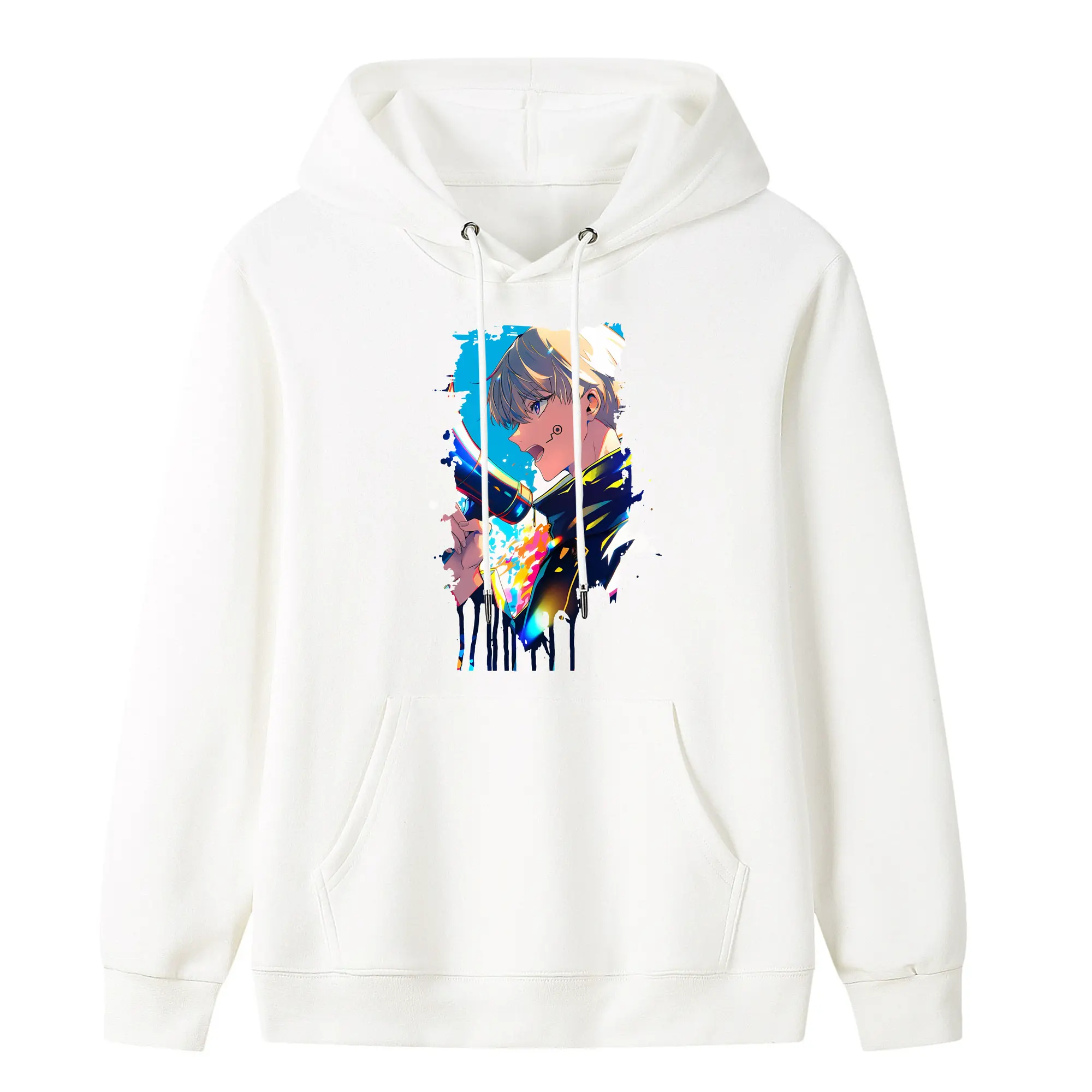 呪術廻戦 グッズ,狗巻 棘 - キッズ フード付きパーカー ・ フロントプリント ・ ポリエステル100％ ・ 快適 通学 スポーツ 日常使い お散歩用