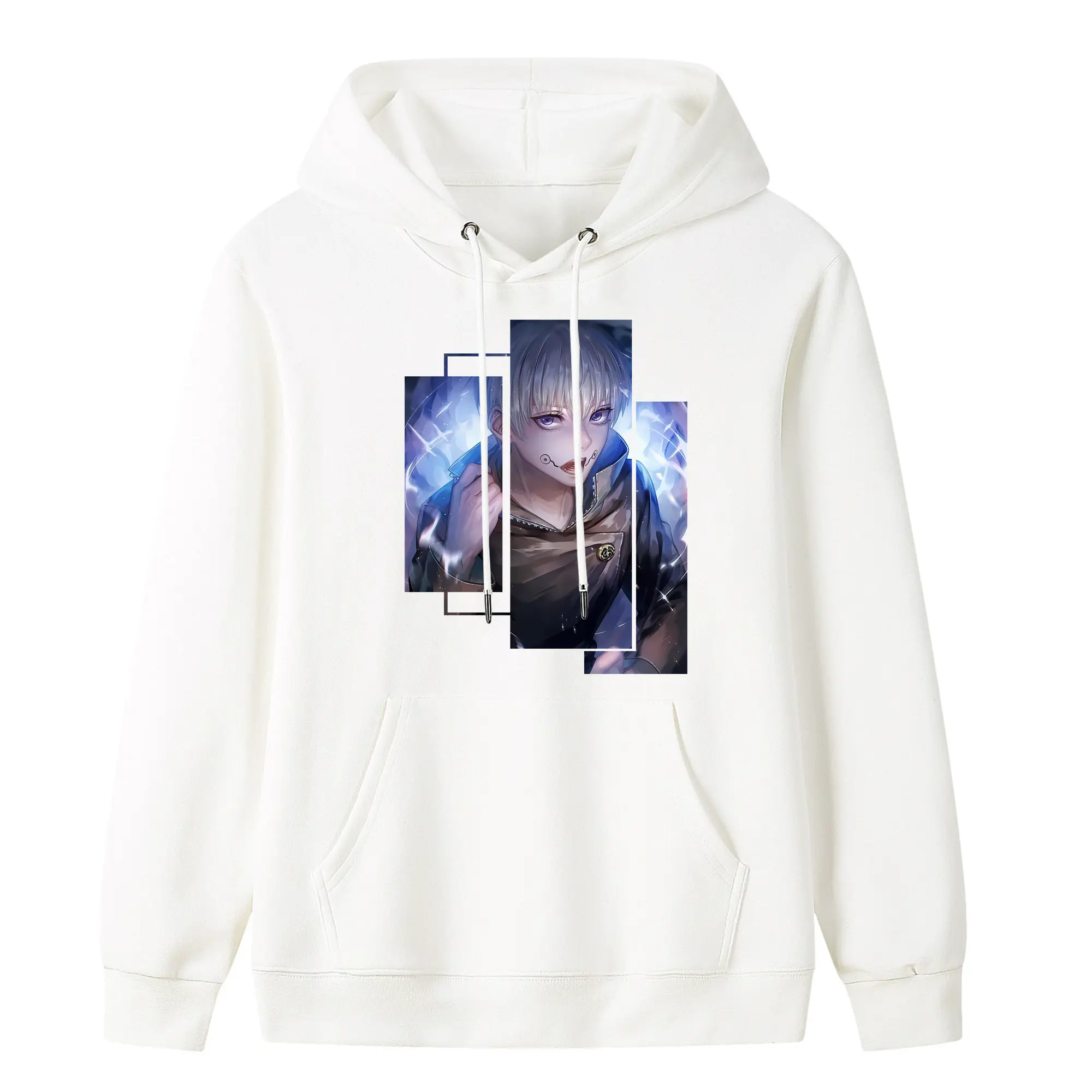 呪術廻戦 グッズ,狗巻 棘 - キッズ フード付きパーカー ・ フロントプリント ・ ポリエステル100％ ・ 快適 通学 スポーツ 日常使い お散歩用