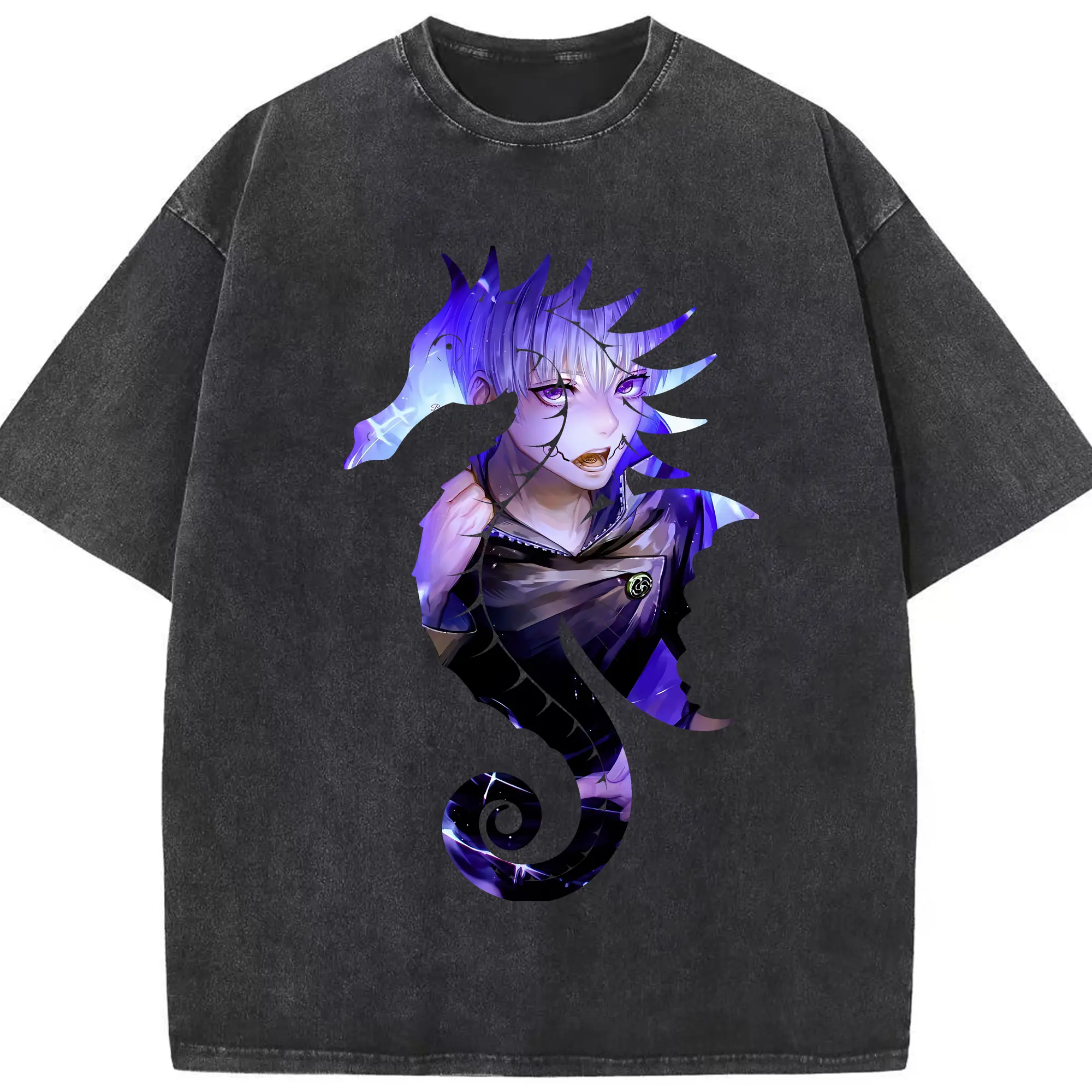 呪術廻戦 グッズ,狗巻 棘 - 綿100％ ヴィンテージ風 半袖Tシャツ ・ フロントプリント ・ 柔らか肌触り ・ 通気性 快適 ・ スポーツ カジュアル 外出用