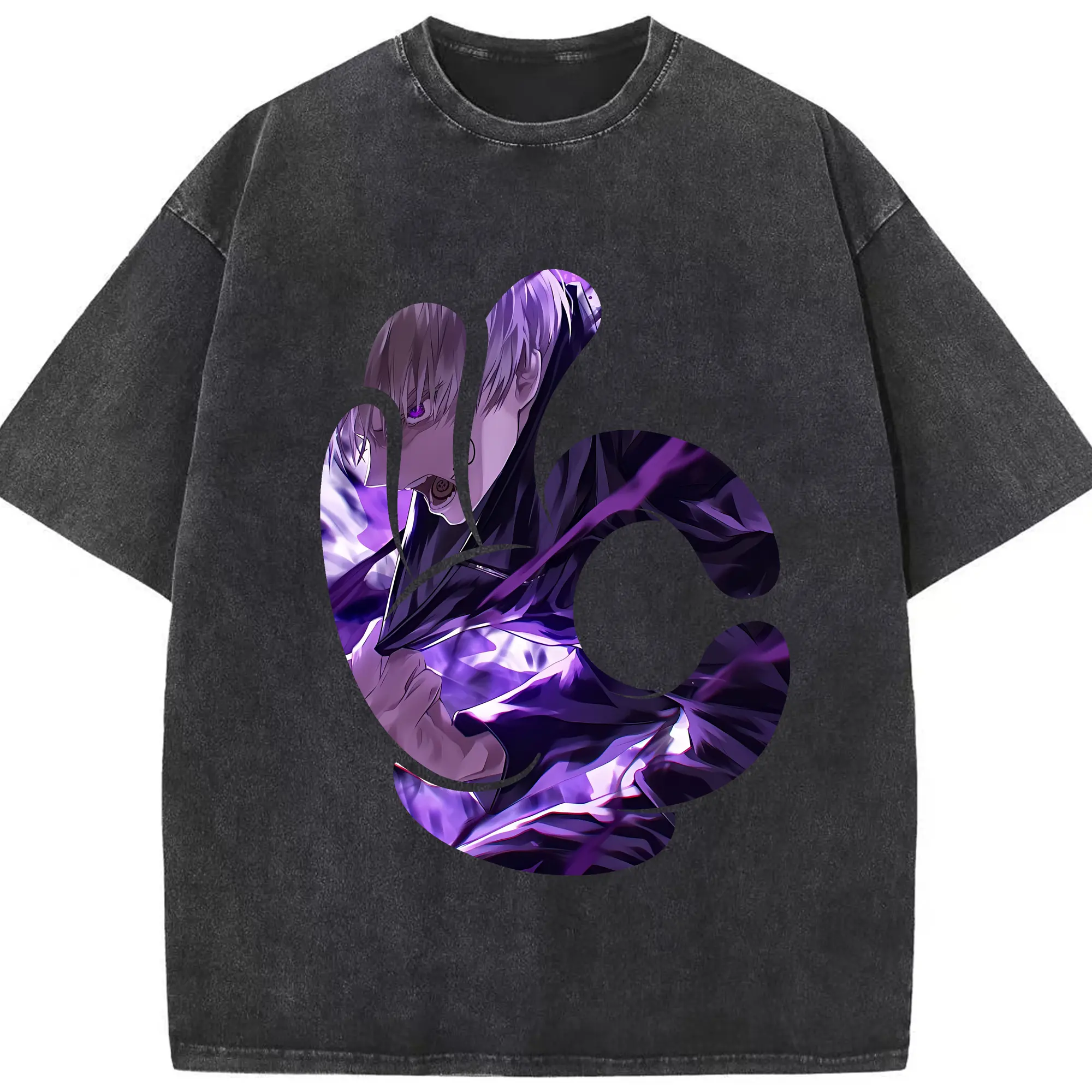 呪術廻戦 グッズ,狗巻 棘 - 綿100％ ヴィンテージ風 半袖Tシャツ ・ フロントプリント ・ 柔らか肌触り ・ 通気性 快適 ・ スポーツ カジュアル 外出用