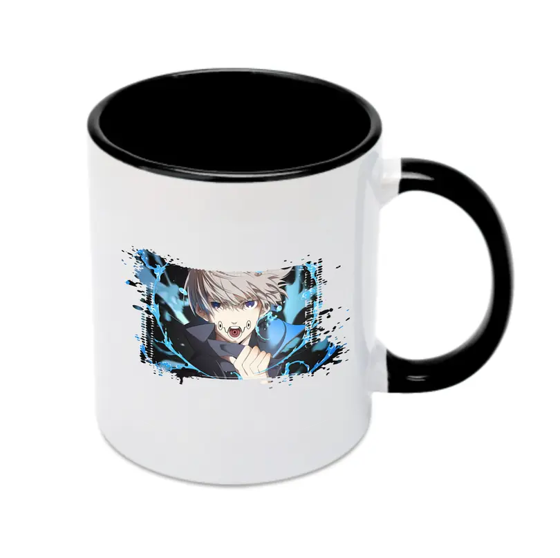 呪術廻戦 グッズ,狗巻 棘 - カラフルマグカップ ・ 陶器 ・ 熱転写プリント ・ 鮮やかデザイン ・ 耐久性 高品質 ・ コーヒー お茶 ギフト用