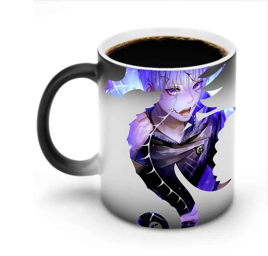 呪術廻戦 グッズ,狗巻 棘 - 変色マグカップ ・ セラミック ・ 熱転写プリント ・ 耐久性 高品質 ・ ギフト・自宅用 コーヒー お茶