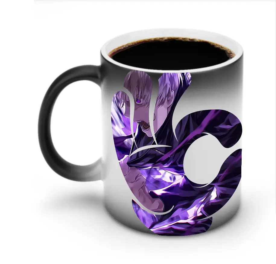 呪術廻戦 グッズ,狗巻 棘 - 変色マグカップ ・ セラミック ・ 熱転写プリント ・ 耐久性 高品質 ・ ギフト・自宅用 コーヒー お茶