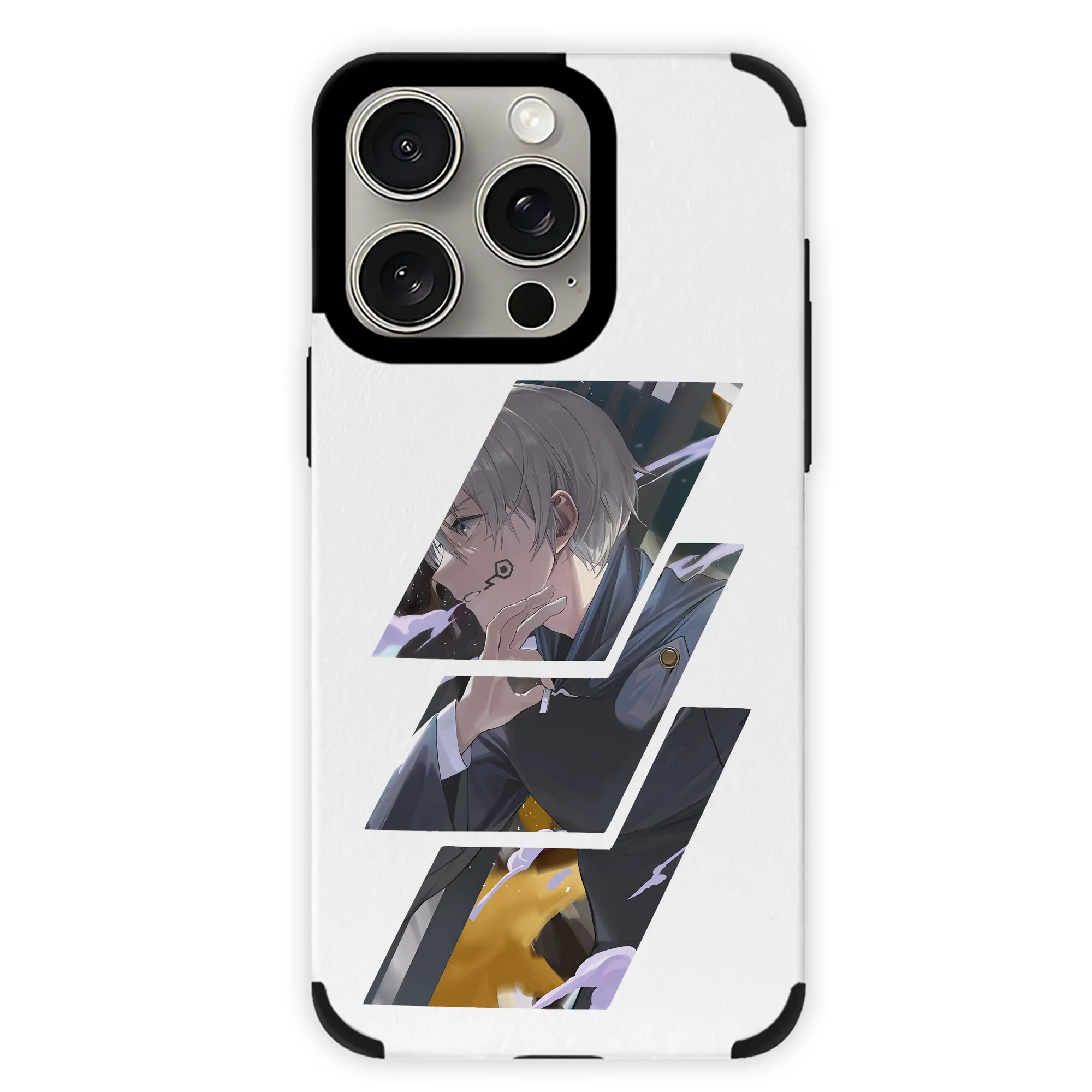 呪術廻戦 グッズ,狗巻 棘 - IPhone15ProMax対応 ・ PUレザースマホケース ・ 耐衝撃 ・ 黄変防止 ・ 360度全面保護 ・ 柔らか手触り ・ 3D立体ボタン