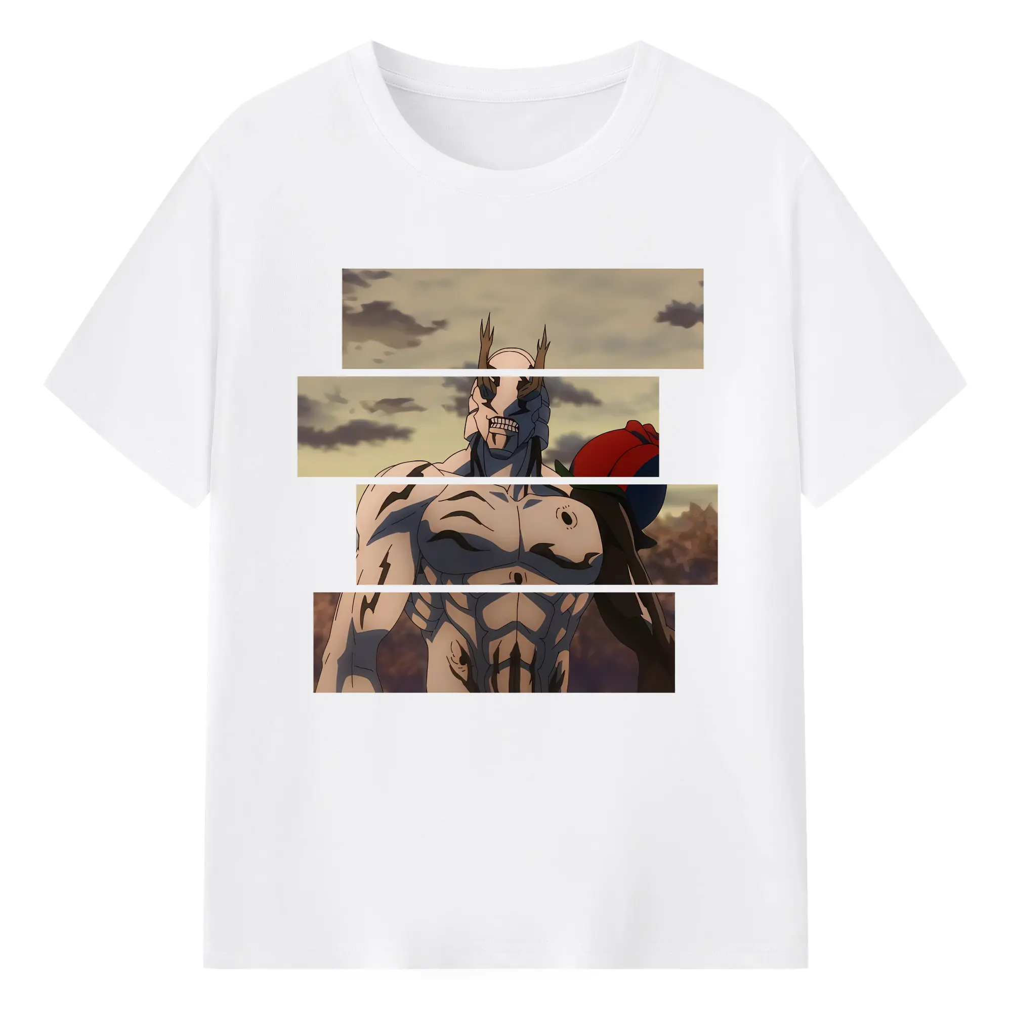 呪術廻戦 グッズ,花御 - 綿100％ 半袖Tシャツ ・ フロントプリント ・ 快適 通気性 ・ 日常使い 散歩 スポーツ用