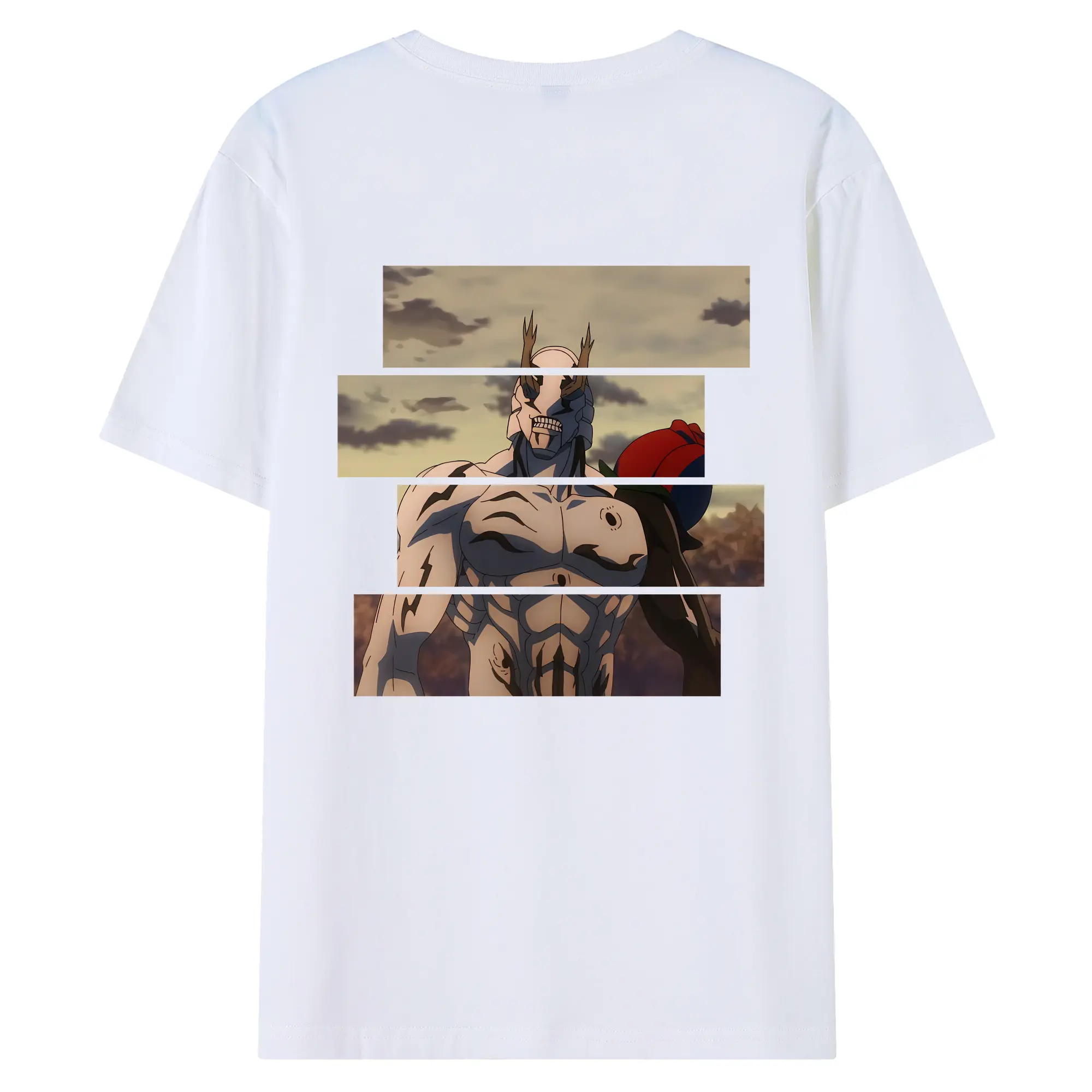 呪術廻戦 グッズ,花御 - 綿100％ 半袖Tシャツ ・ バックプリント ・ 快適 通気性 ・ 日常使い 散歩 スポーツ用