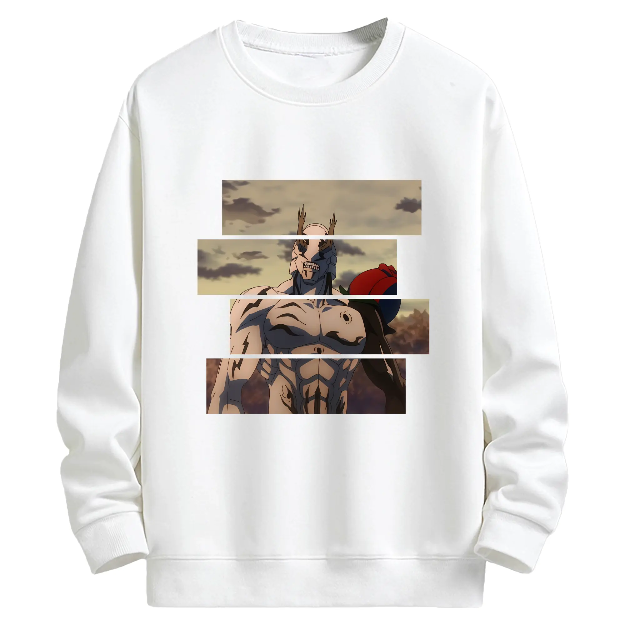 呪術廻戦 グッズ,花御 - 高品質 クルーネック スウェット ・ コットン59％ ポリエステル41％ ・ ユニセックス 長袖 トレーナー ・ カジュアル デイリー スポーツ 散歩用