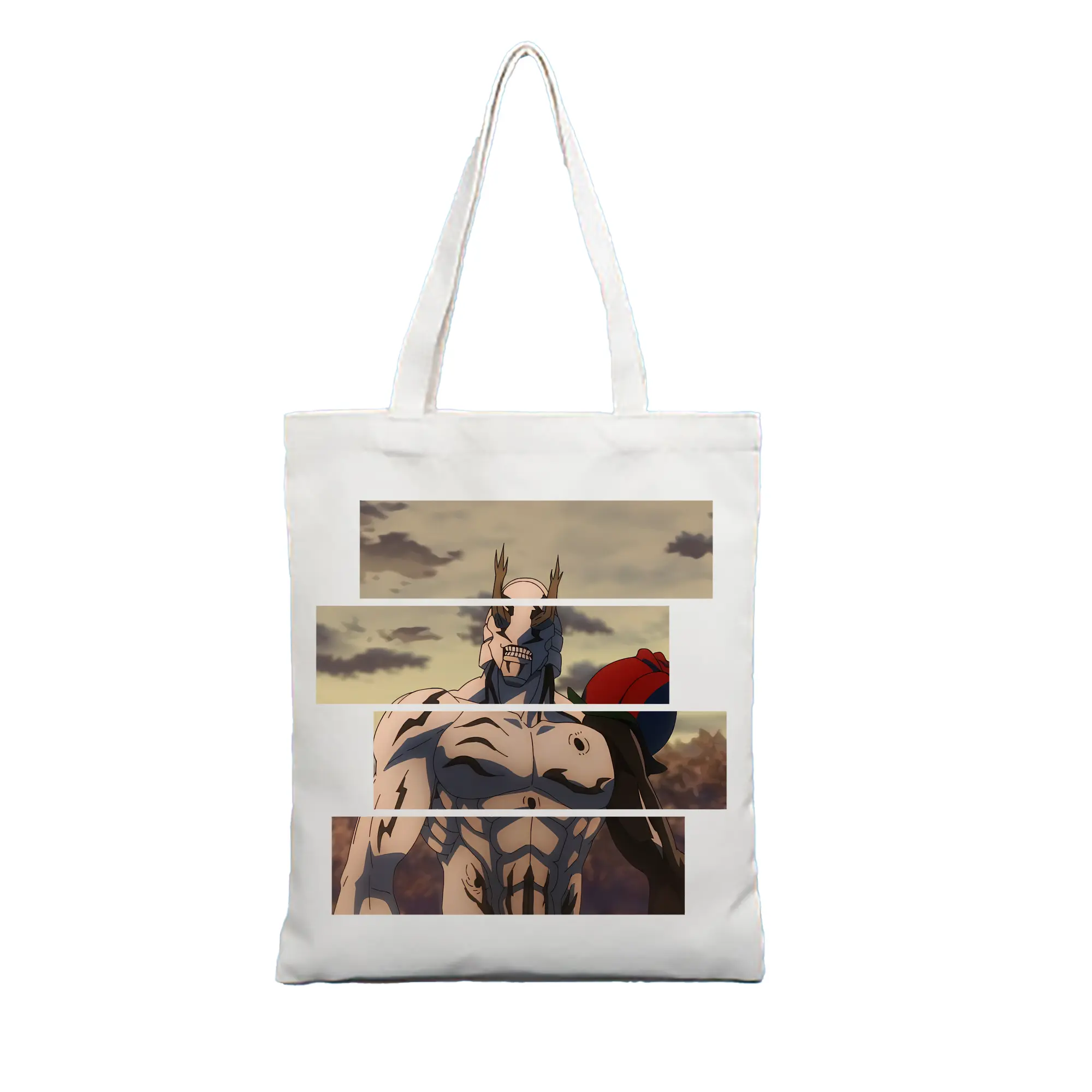 呪術廻戦 グッズ,花御 - 縦型キャンバス手提げバッグ（トートバッグ） ・ キャンバス素材 ・ ショッピング用 ・ 軽量 丈夫 お手入れ簡単