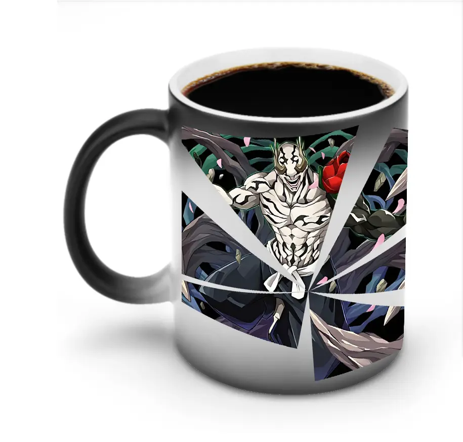 呪術廻戦 グッズ,花御 - 変色マグカップ ・ セラミック ・ 熱転写プリント ・ 耐久性 高品質 ・ ギフト・自宅用 コーヒー お茶