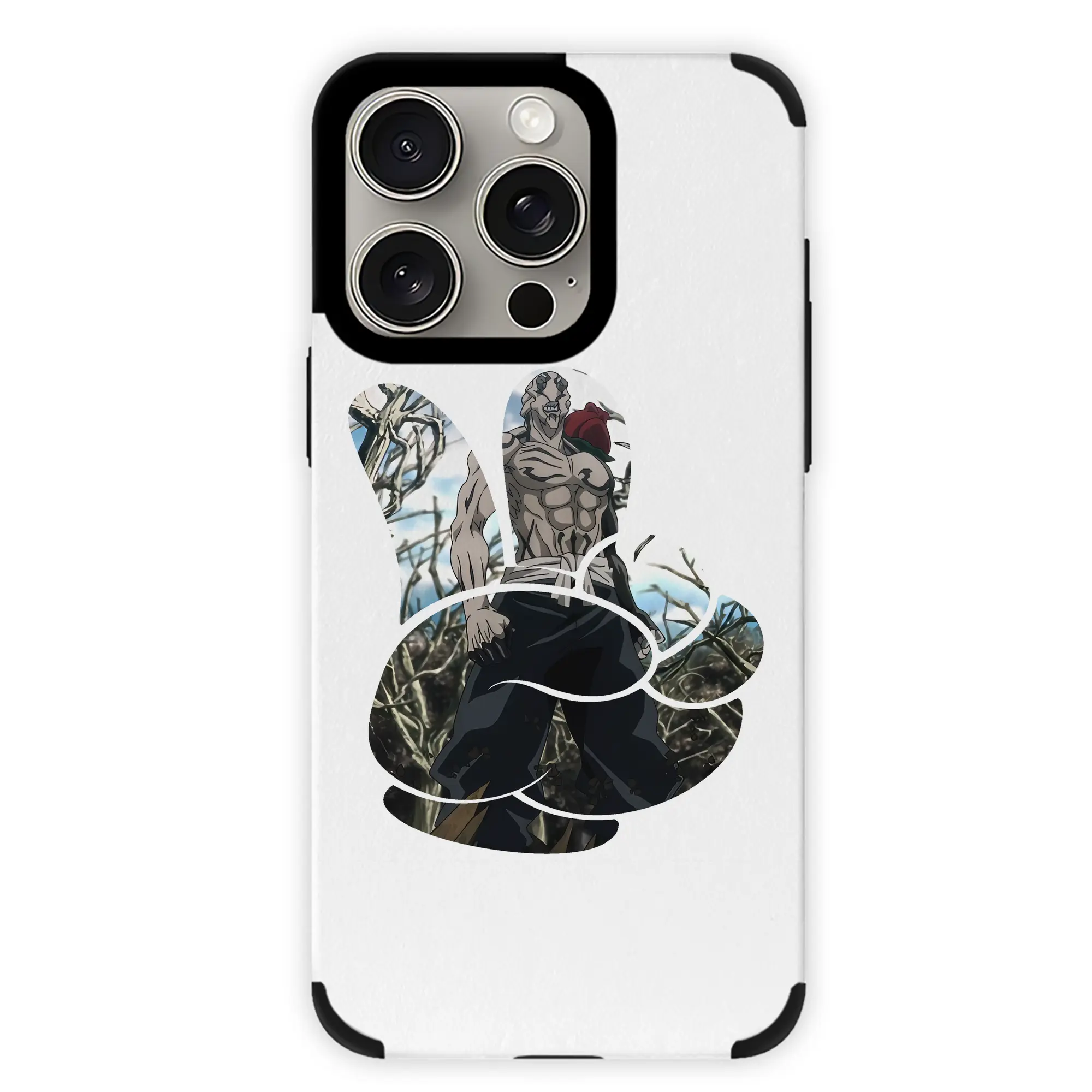 呪術廻戦 グッズ,花御 - IPhone15ProMax対応 ・ PUレザースマホケース ・ 耐衝撃 ・ 黄変防止 ・ 360度全面保護 ・ 柔らか手触り ・ 3D立体ボタン