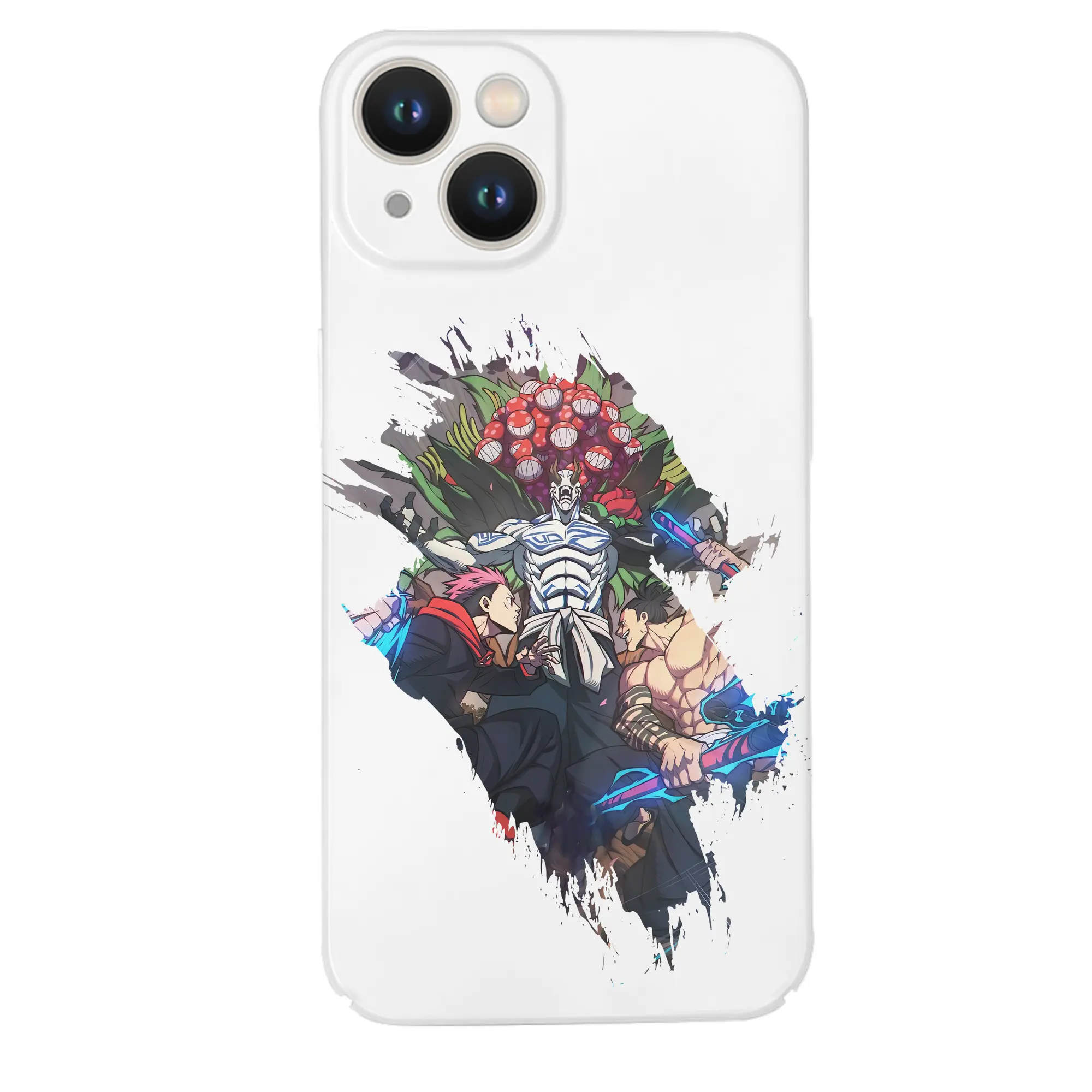 呪術廻戦 グッズ,花御 - IPhone 14シリーズ対応 ・ ハードケース ・ 衝撃吸収 ・ 360度密着 ・ カメラ保護 ・ 高品質プラスチック ・ 快適操作