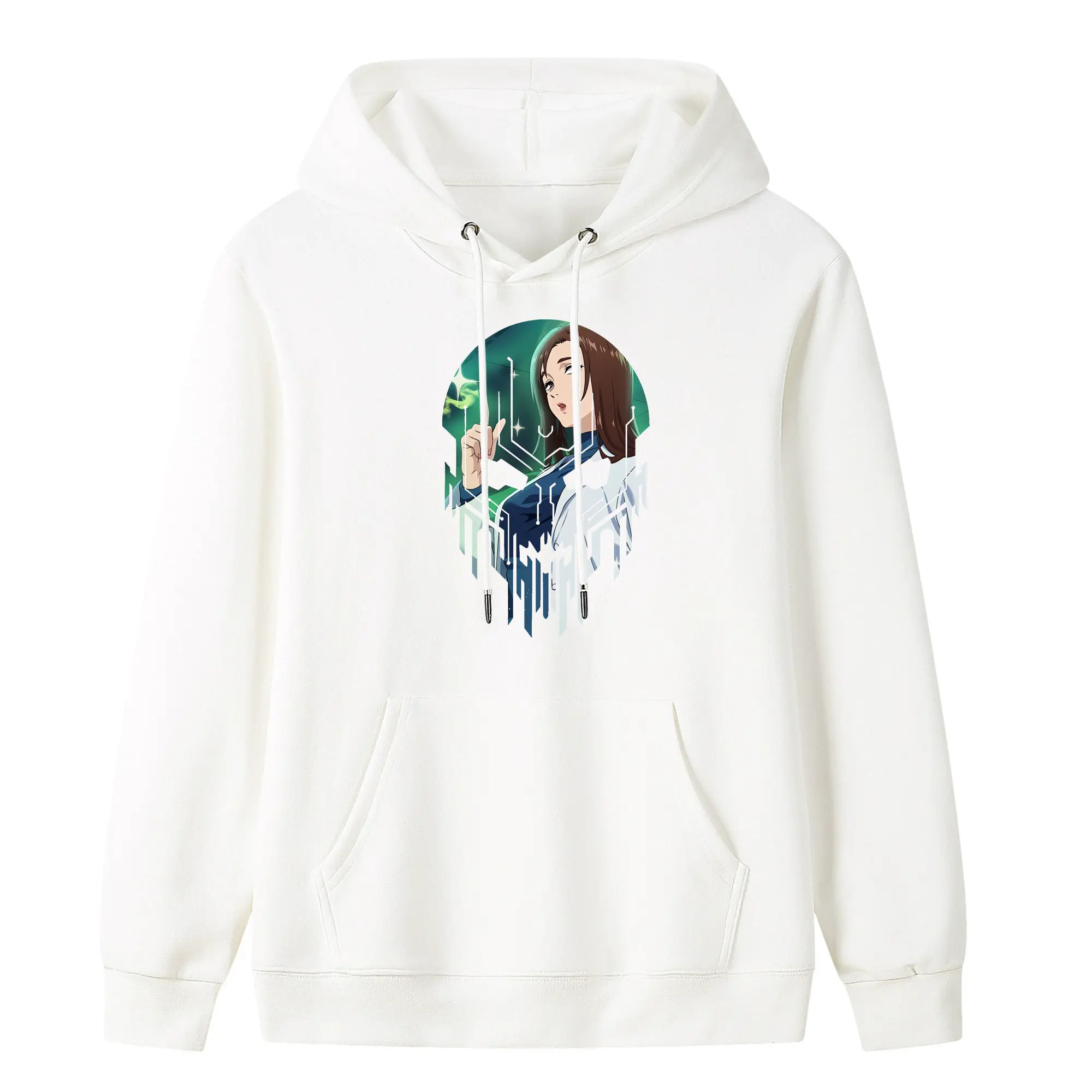 呪術廻戦 グッズ,家入 硝子 - キッズ フード付きパーカー ・ フロントプリント ・ ポリエステル100％ ・ 快適 通学 スポーツ 日常使い お散歩用