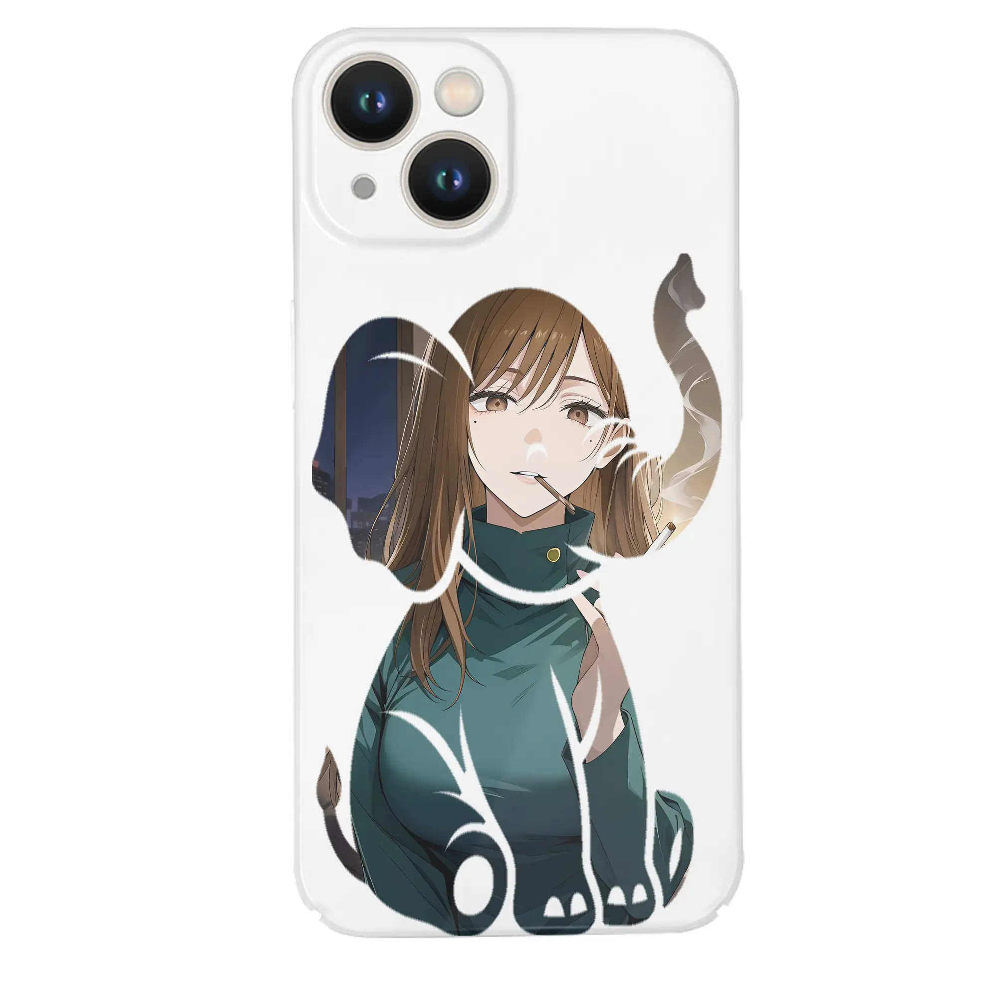 呪術廻戦 グッズ,家入 硝子 - IPhone 14シリーズ対応 ・ ハードケース ・ 衝撃吸収 ・ 360度密着 ・ カメラ保護 ・ 高品質プラスチック ・ 快適操作