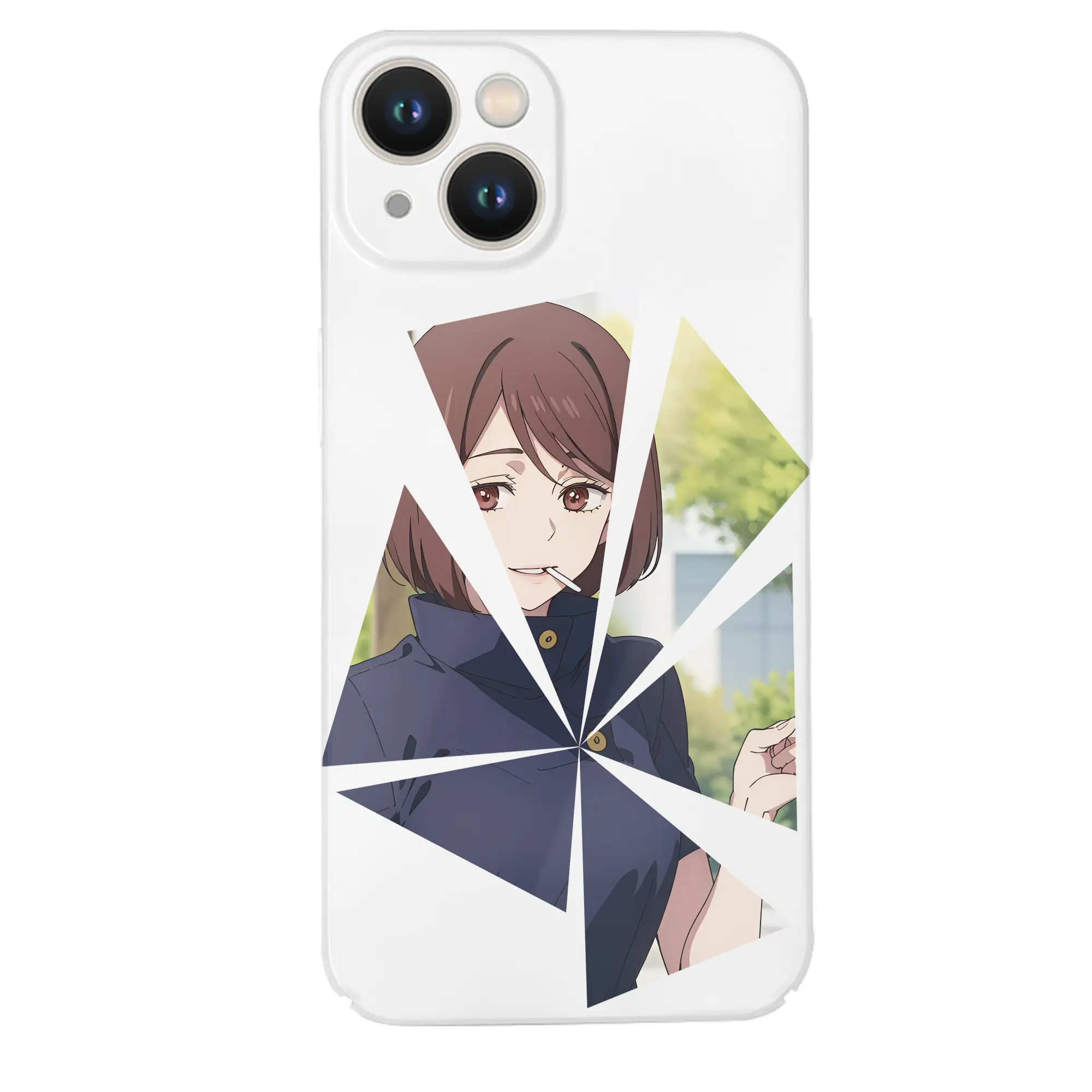 呪術廻戦 グッズ,家入 硝子 - IPhone 14シリーズ対応 ・ ハードケース ・ 衝撃吸収 ・ 360度密着 ・ カメラ保護 ・ 高品質プラスチック ・ 快適操作