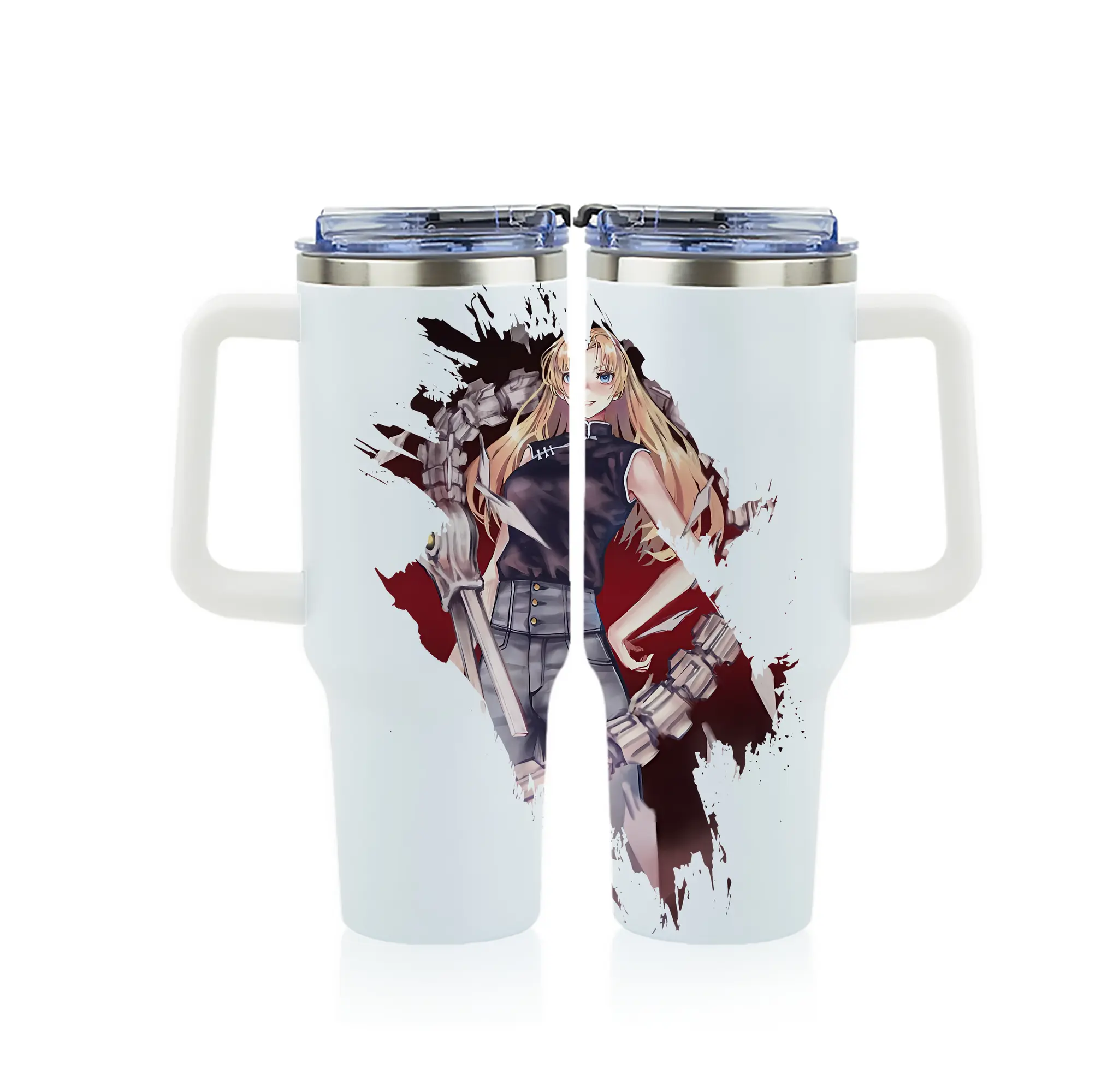呪術廻戦 グッズ,九十九 由基 - 1200mL フルプリント車用タンブラー ・ 304ステンレス 内側 ・ 201ステンレス 外側 ・ 保温 保冷 ・ 通勤 ドライブ アウトドア用