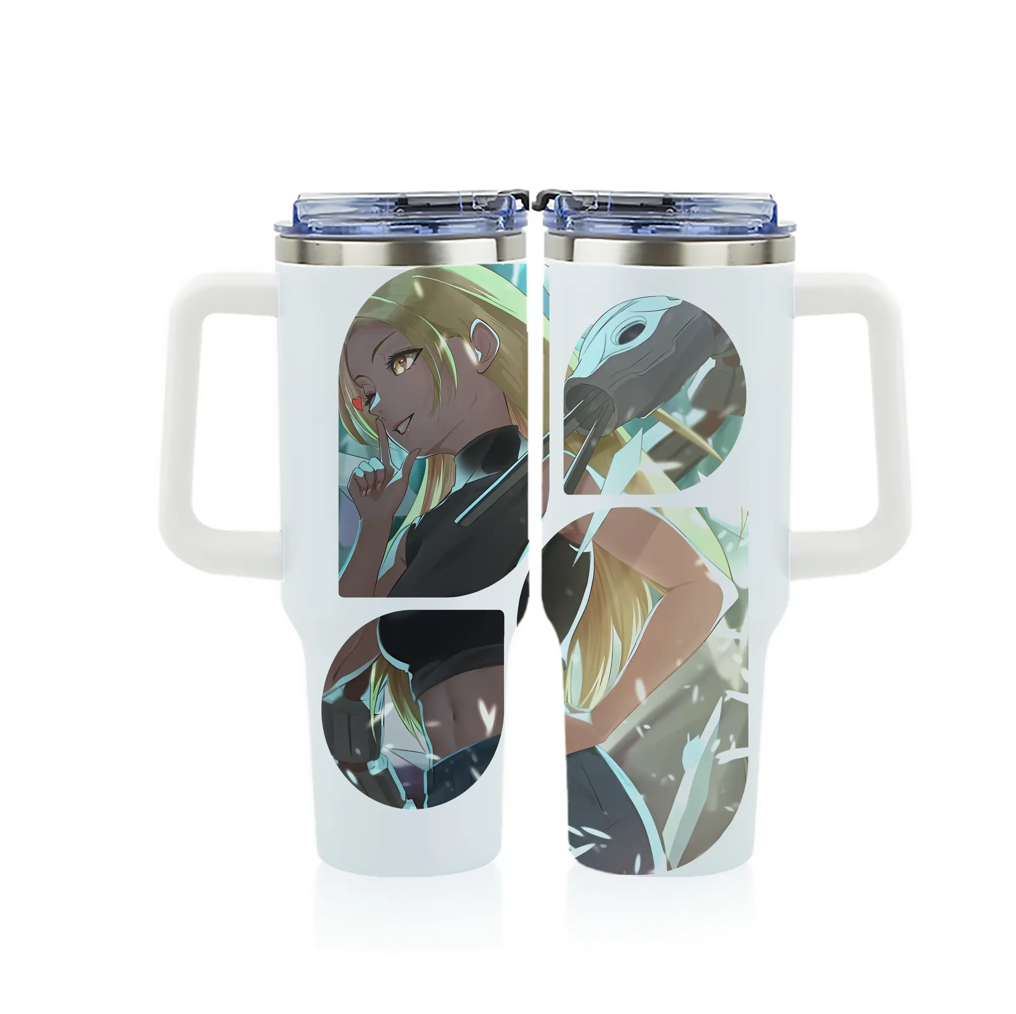 呪術廻戦 グッズ,九十九 由基 - 1200mL フルプリント車用タンブラー ・ 304ステンレス 内側 ・ 201ステンレス 外側 ・ 保温 保冷 ・ 通勤 ドライブ アウトドア用