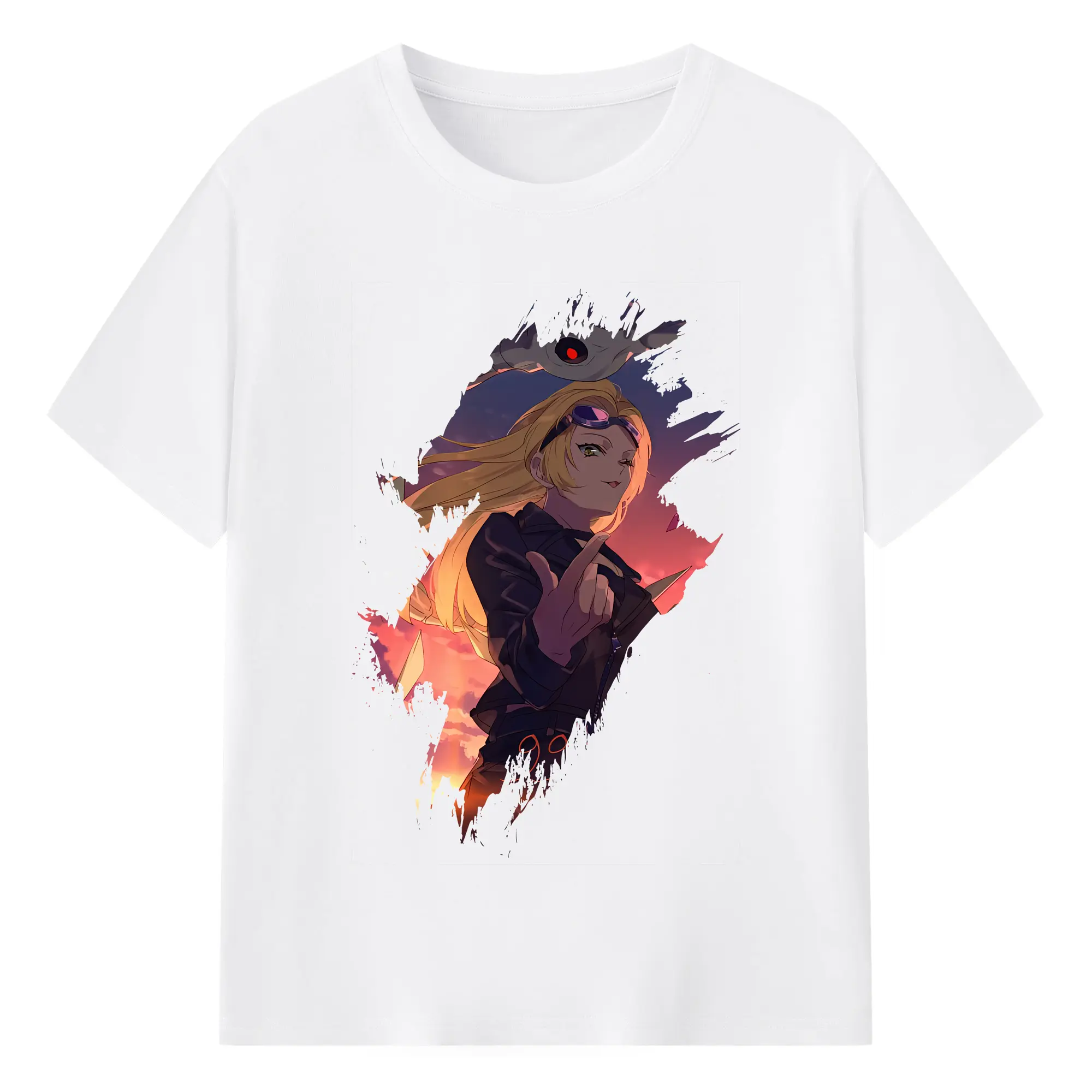 呪術廻戦 グッズ,九十九 由基 - 綿100％ 半袖Tシャツ ・ フロントプリント ・ 快適 通気性 ・ 日常使い 散歩 スポーツ用