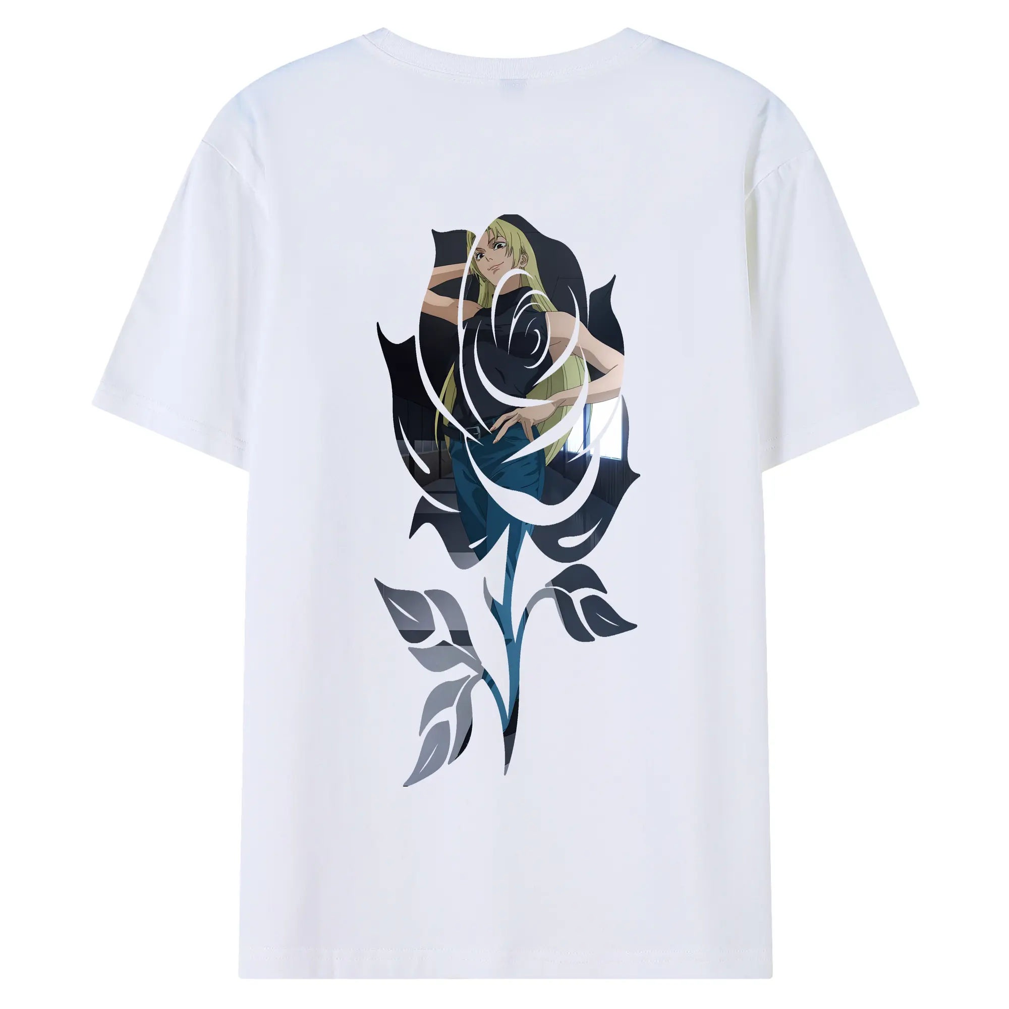 呪術廻戦 グッズ,九十九 由基 - 綿100％ 半袖Tシャツ ・ バックプリント ・ 快適 通気性 ・ 日常使い 散歩 スポーツ用