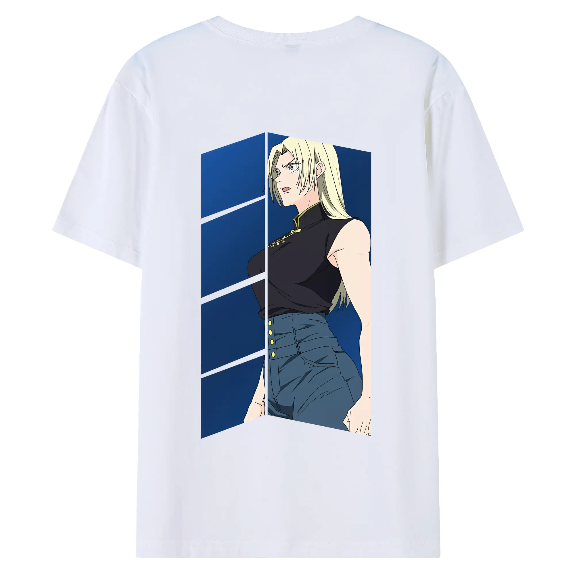 呪術廻戦 グッズ,九十九 由基 - 綿100％ 半袖Tシャツ ・ バックプリント ・ 快適 通気性 ・ 日常使い 散歩 スポーツ用