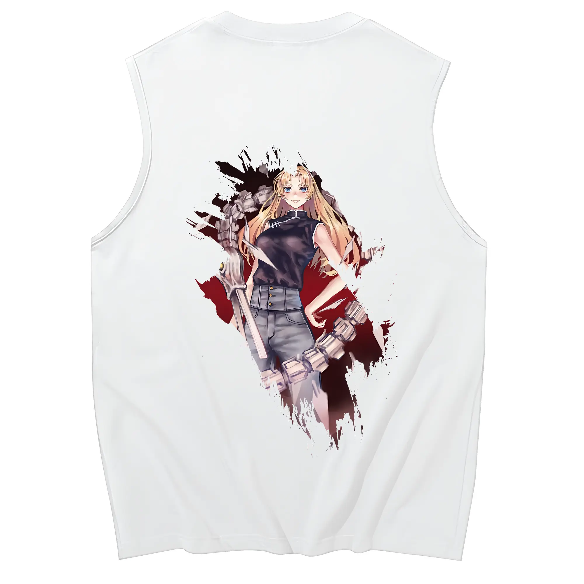 呪術廻戦 グッズ,九十九 由基 - コットン100％ タンクトップ ・ 背面プリント ・ タイトシルエット ・ 快適 通気性 ・ スポーツ カジュアル 散歩用