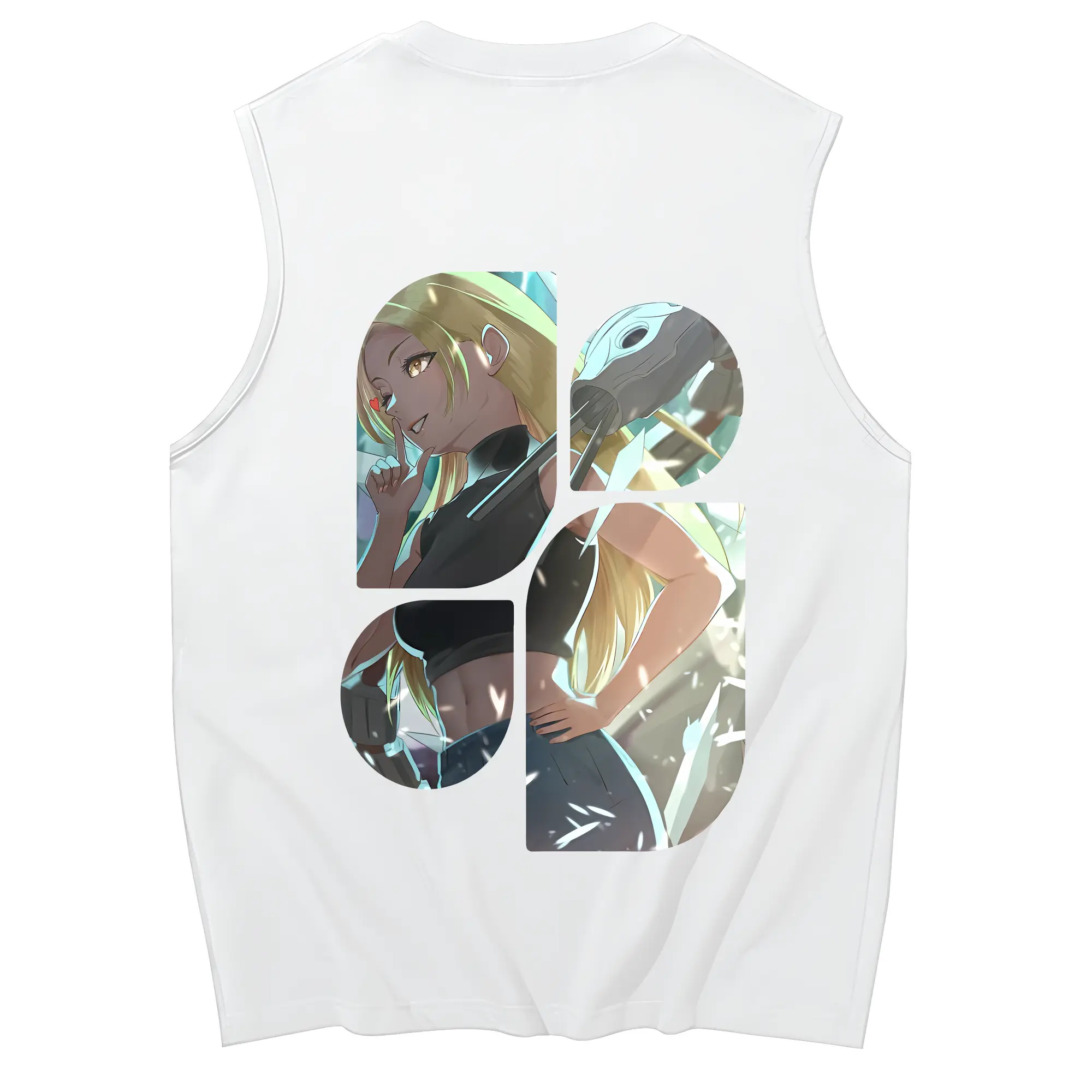呪術廻戦 グッズ,九十九 由基 - コットン100％ タンクトップ ・ 背面プリント ・ タイトシルエット ・ 快適 通気性 ・ スポーツ カジュアル 散歩用