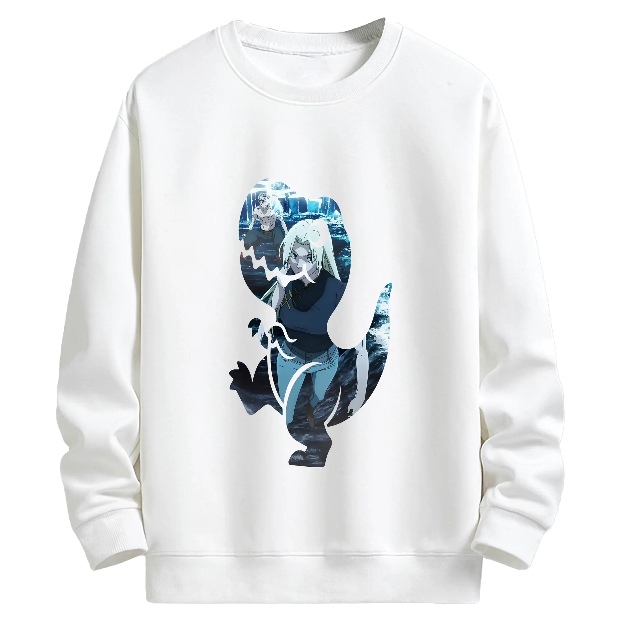 呪術廻戦 グッズ,九十九 由基 - 高品質 クルーネック スウェット ・ コットン59％ ポリエステル41％ ・ ユニセックス 長袖 トレーナー ・ カジュアル デイリー スポーツ 散歩用