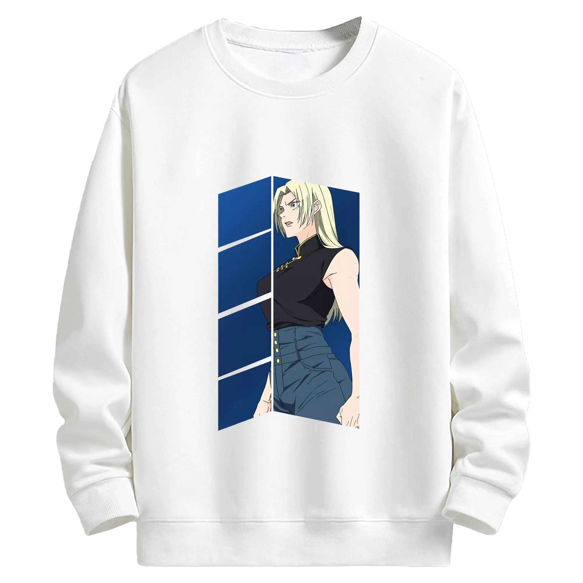 呪術廻戦 グッズ,九十九 由基 - キッズ クルーネックスウェットシャツ ・ フロントプリント ・ 綿80％ ポリエステル20％ ・ 快適 通学 スポーツ 日常使い お散歩用