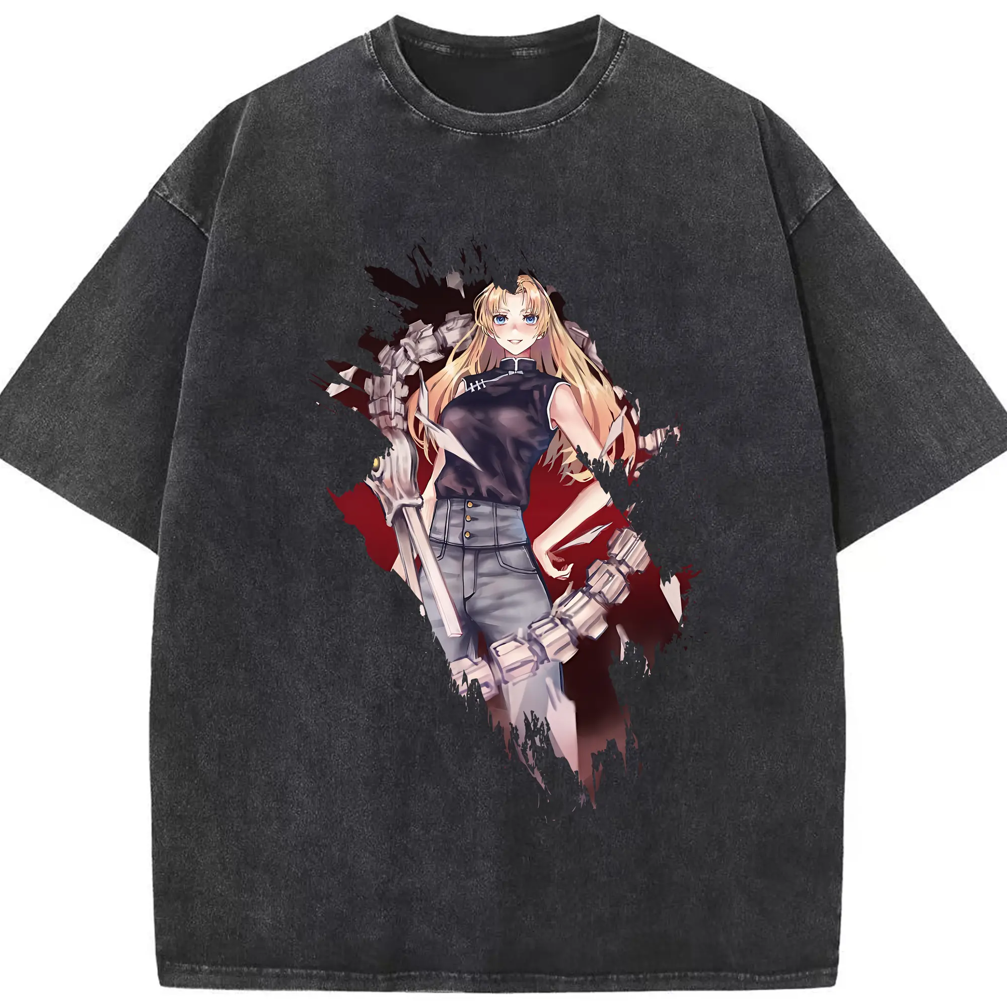 呪術廻戦 グッズ,九十九 由基 - 綿100％ ヴィンテージ風 半袖Tシャツ ・ フロントプリント ・ 柔らか肌触り ・ 通気性 快適 ・ スポーツ カジュアル 外出用