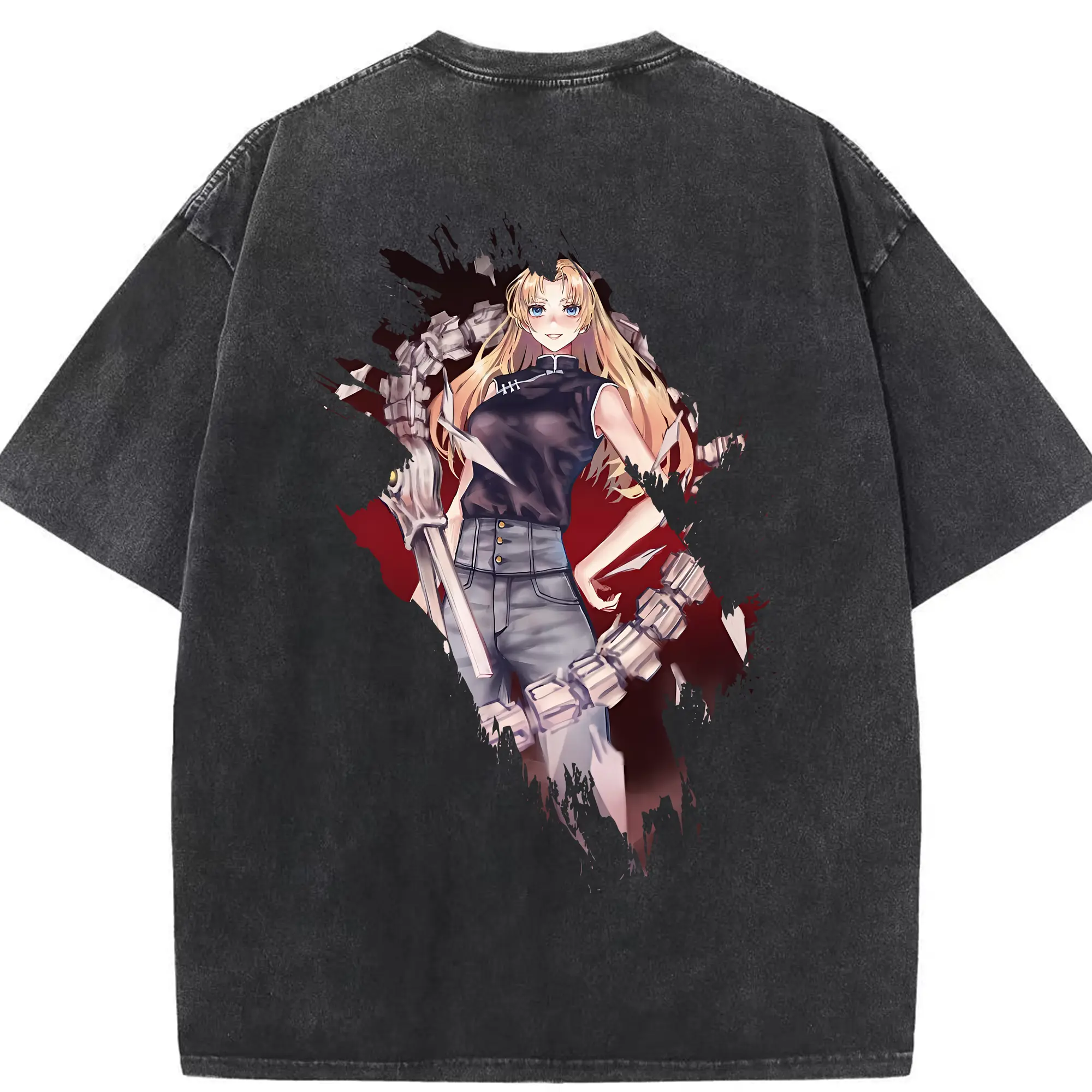 呪術廻戦 グッズ,九十九 由基 - 綿100％ ヴィンテージ風 半袖Tシャツ ・ 背面プリント ・ 柔らか肌触り ・ 通気性 快適 ・ スポーツ カジュアル 外出用