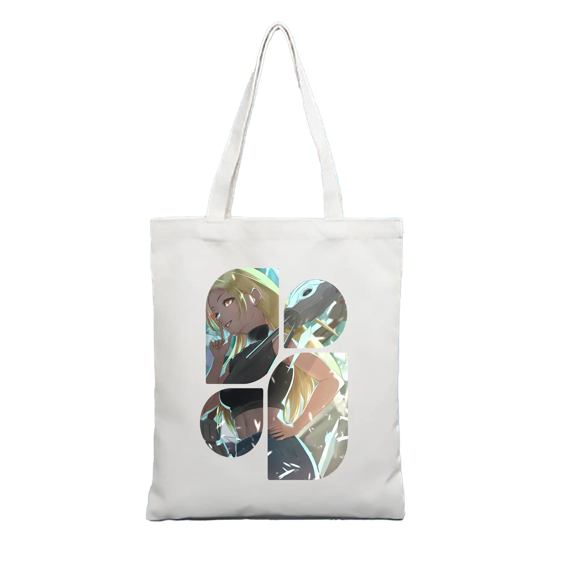 呪術廻戦 グッズ,九十九 由基 - 縦型キャンバス手提げバッグ（トートバッグ） ・ キャンバス素材 ・ ショッピング用 ・ 軽量 丈夫 お手入れ簡単
