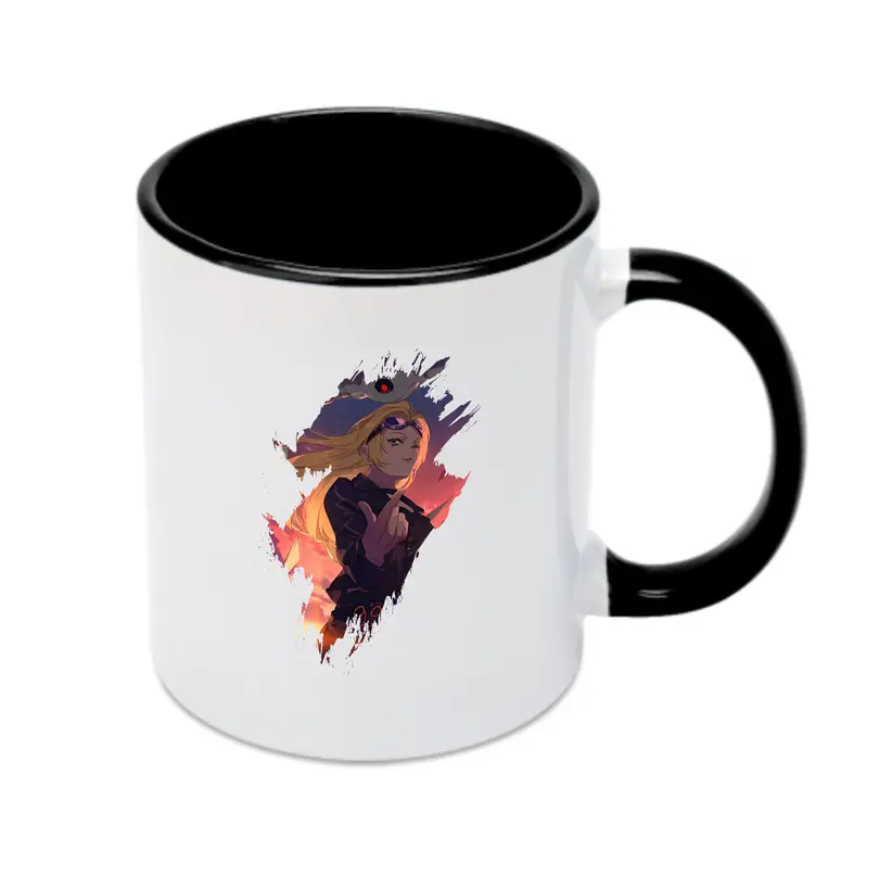 呪術廻戦 グッズ,九十九 由基 - カラフルマグカップ ・ 陶器 ・ 熱転写プリント ・ 鮮やかデザイン ・ 耐久性 高品質 ・ コーヒー お茶 ギフト用
