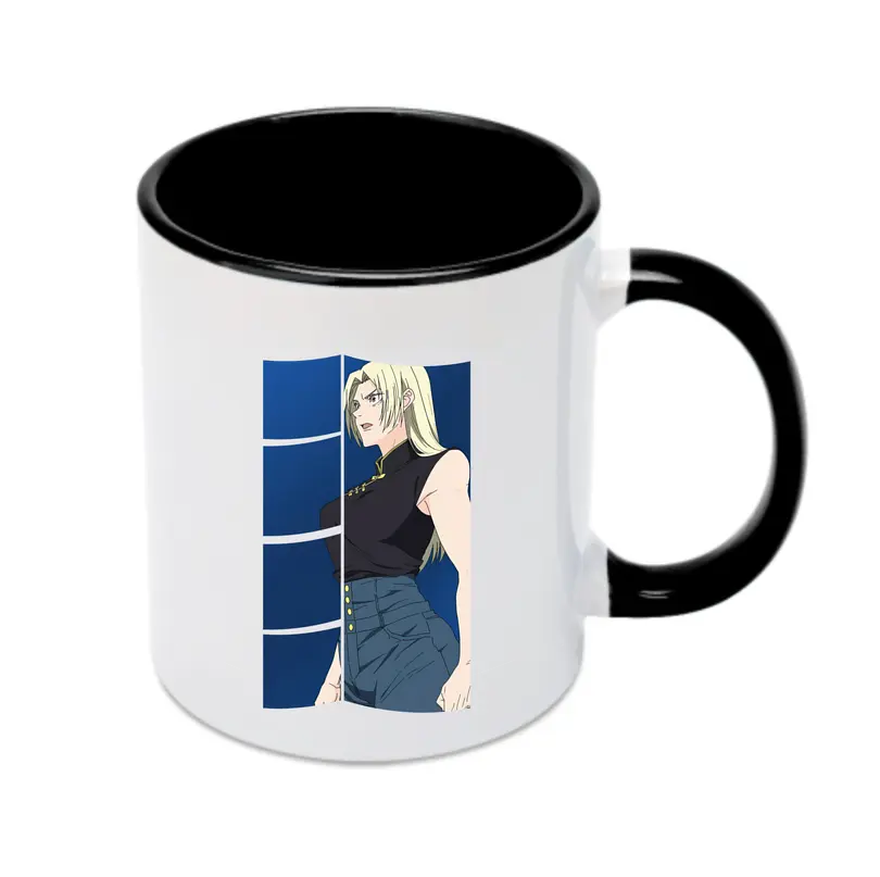 呪術廻戦 グッズ,九十九 由基 - カラフルマグカップ ・ 陶器 ・ 熱転写プリント ・ 鮮やかデザイン ・ 耐久性 高品質 ・ コーヒー お茶 ギフト用