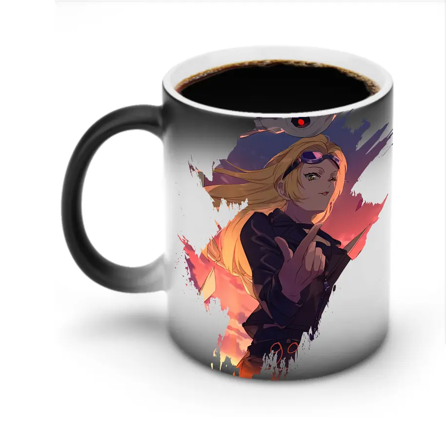 呪術廻戦 グッズ,九十九 由基 - 変色マグカップ ・ セラミック ・ 熱転写プリント ・ 耐久性 高品質 ・ ギフト・自宅用 コーヒー お茶