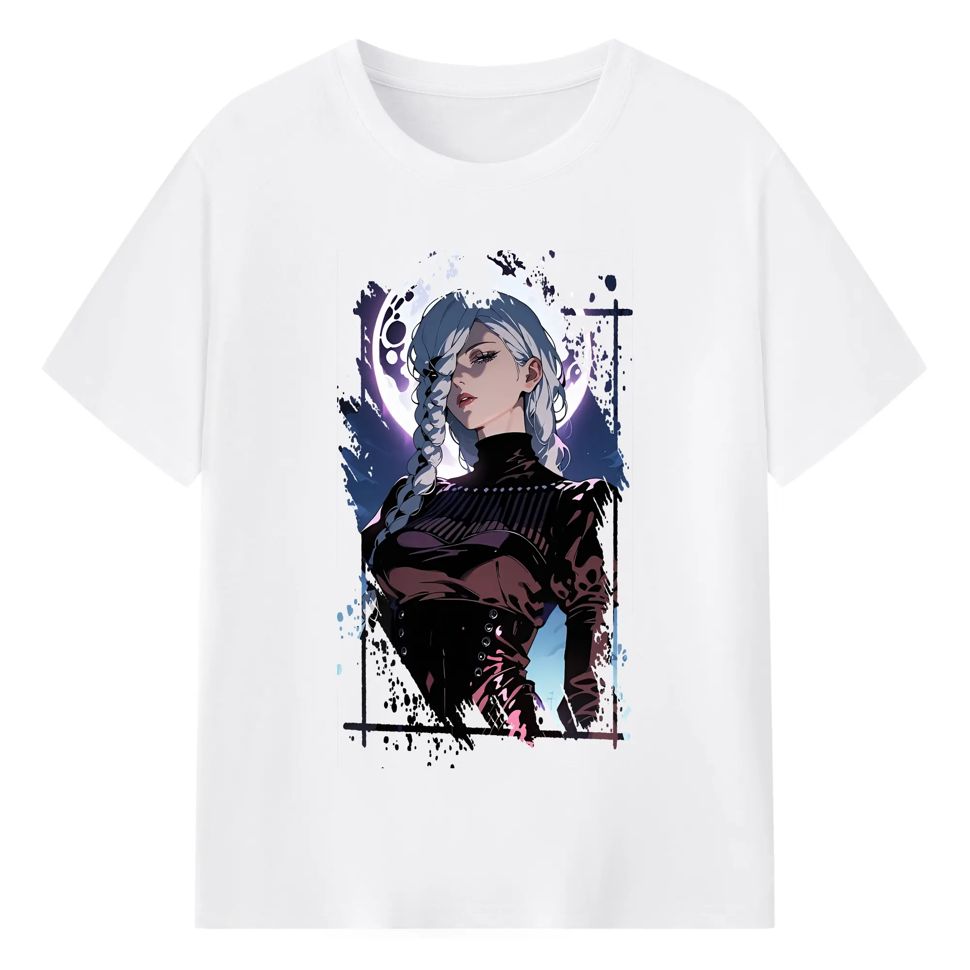 呪術廻戦 グッズ,冥冥 - 綿100％ 半袖Tシャツ ・ フロントプリント ・ 快適 通気性 ・ 日常使い 散歩 スポーツ用