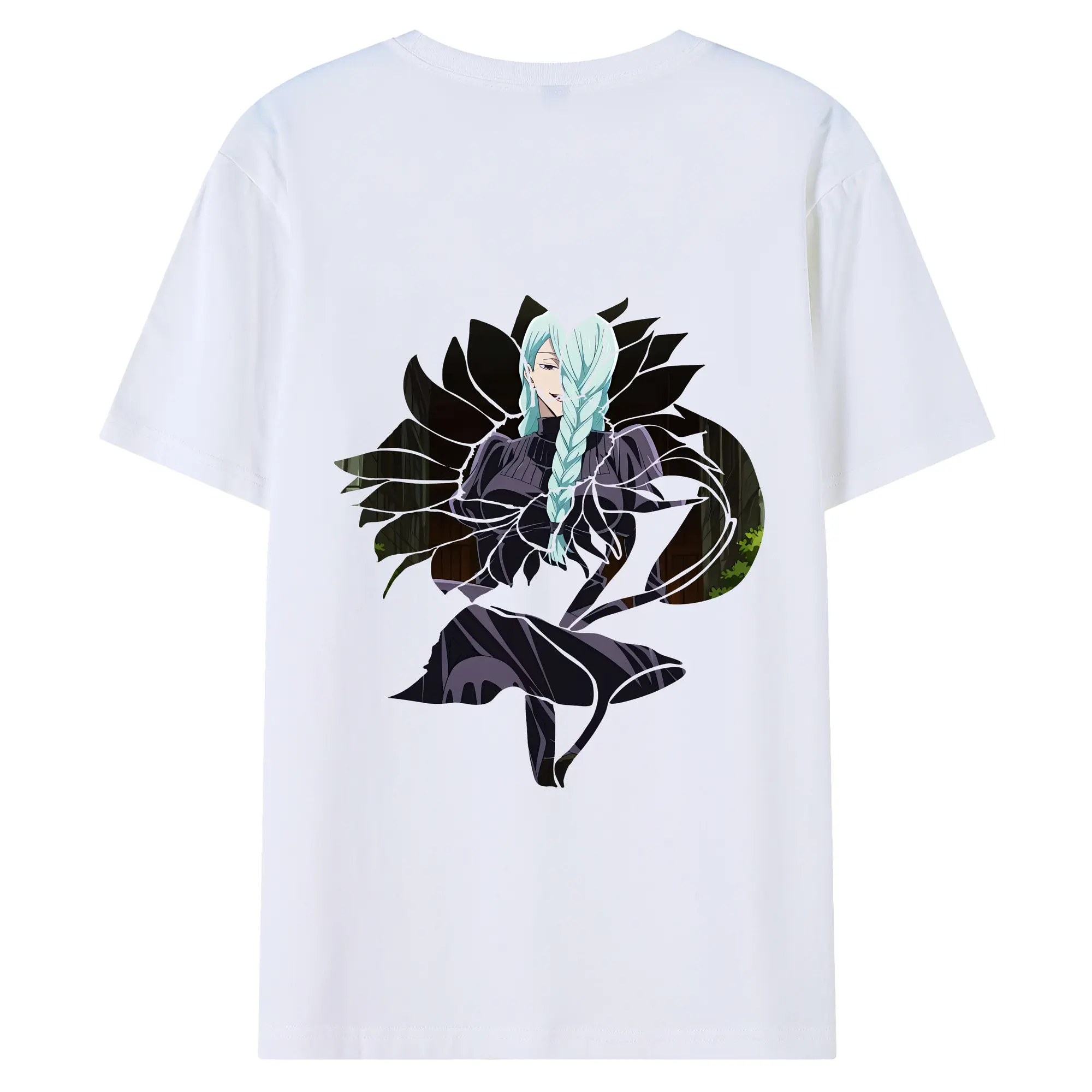 呪術廻戦 グッズ,冥冥 - 綿100％ 半袖Tシャツ ・ バックプリント ・ 快適 通気性 ・ 日常使い 散歩 スポーツ用