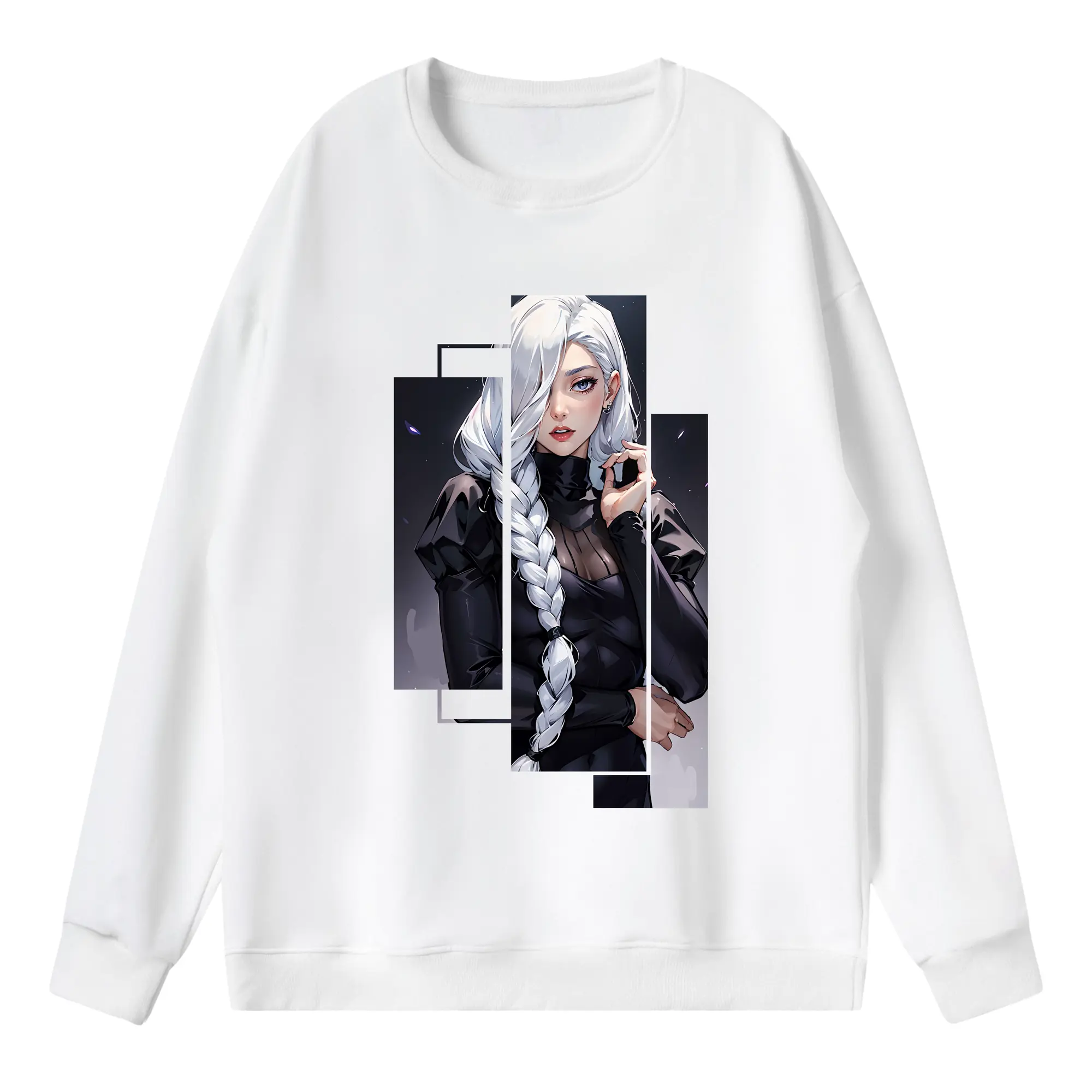 呪術廻戦 グッズ,冥冥 - 薄手 クルーネック スウェット 裏毛260g · ポリエステル 春秋向け カジュアル 男女兼用 · トレーナー デイリー スポーツ 散歩に最適