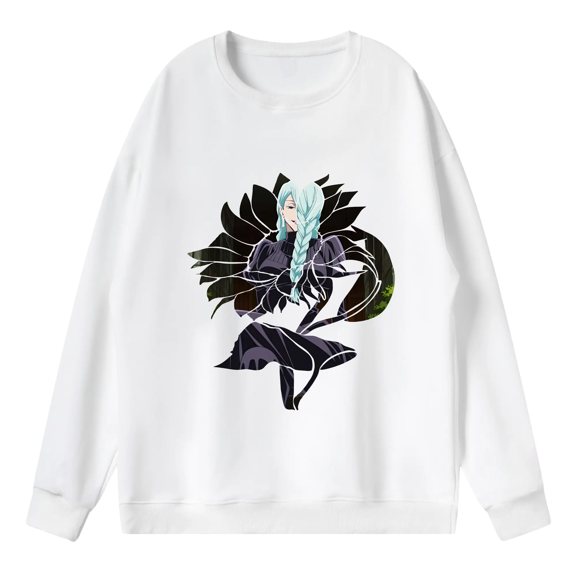 呪術廻戦 グッズ,冥冥 - 薄手 クルーネック スウェット 裏毛260g · ポリエステル 春秋向け カジュアル 男女兼用 · トレーナー デイリー スポーツ 散歩に最適