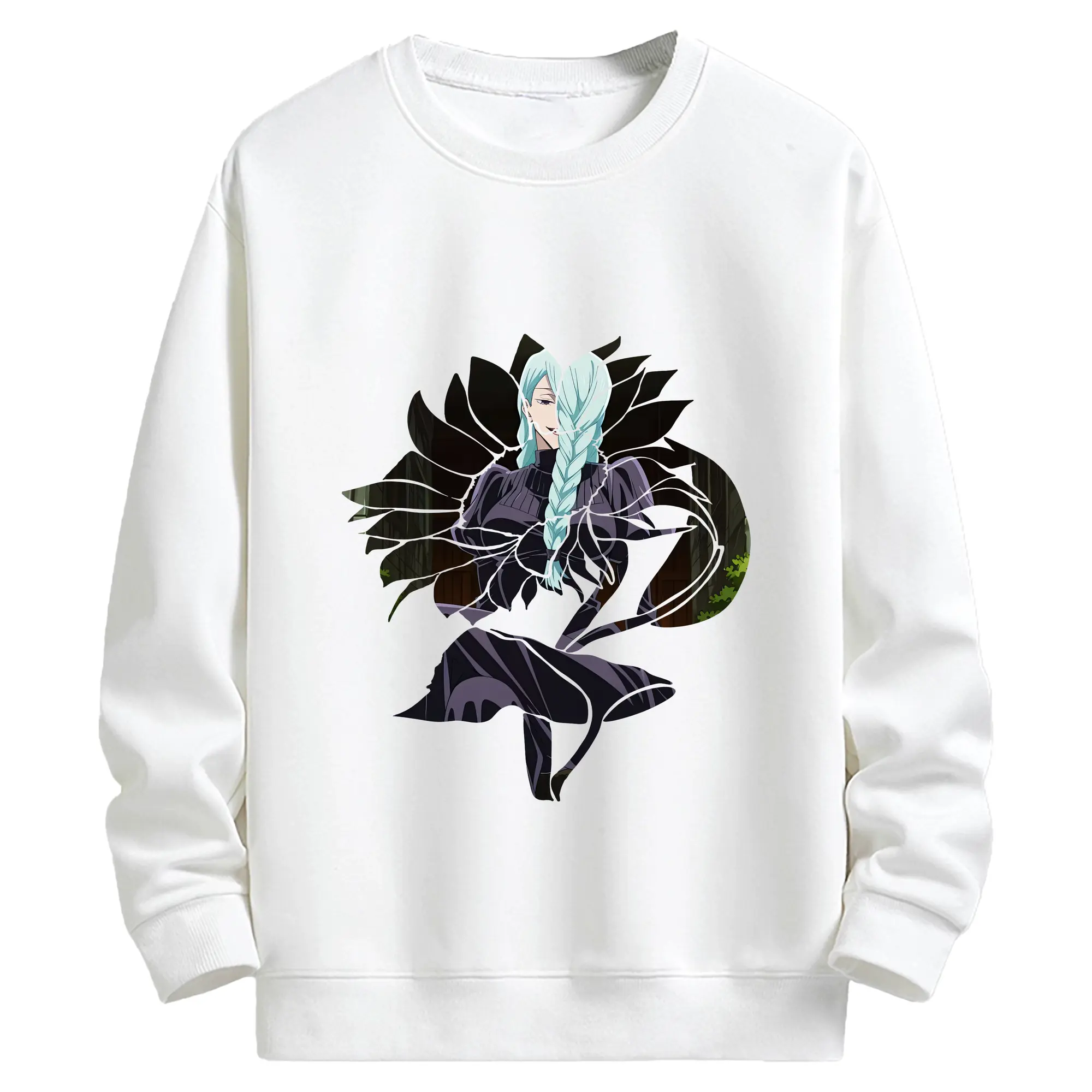 呪術廻戦 グッズ,冥冥 - キッズ クルーネックスウェットシャツ ・ フロントプリント ・ 綿80％ ポリエステル20％ ・ 快適 通学 スポーツ 日常使い お散歩用